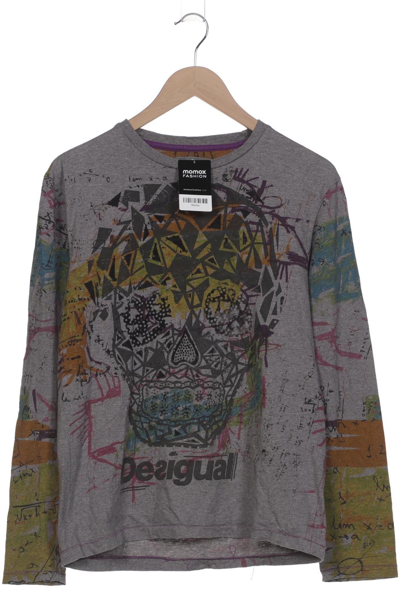 

Desigual Herren Langarmshirt, grau, Gr. 48