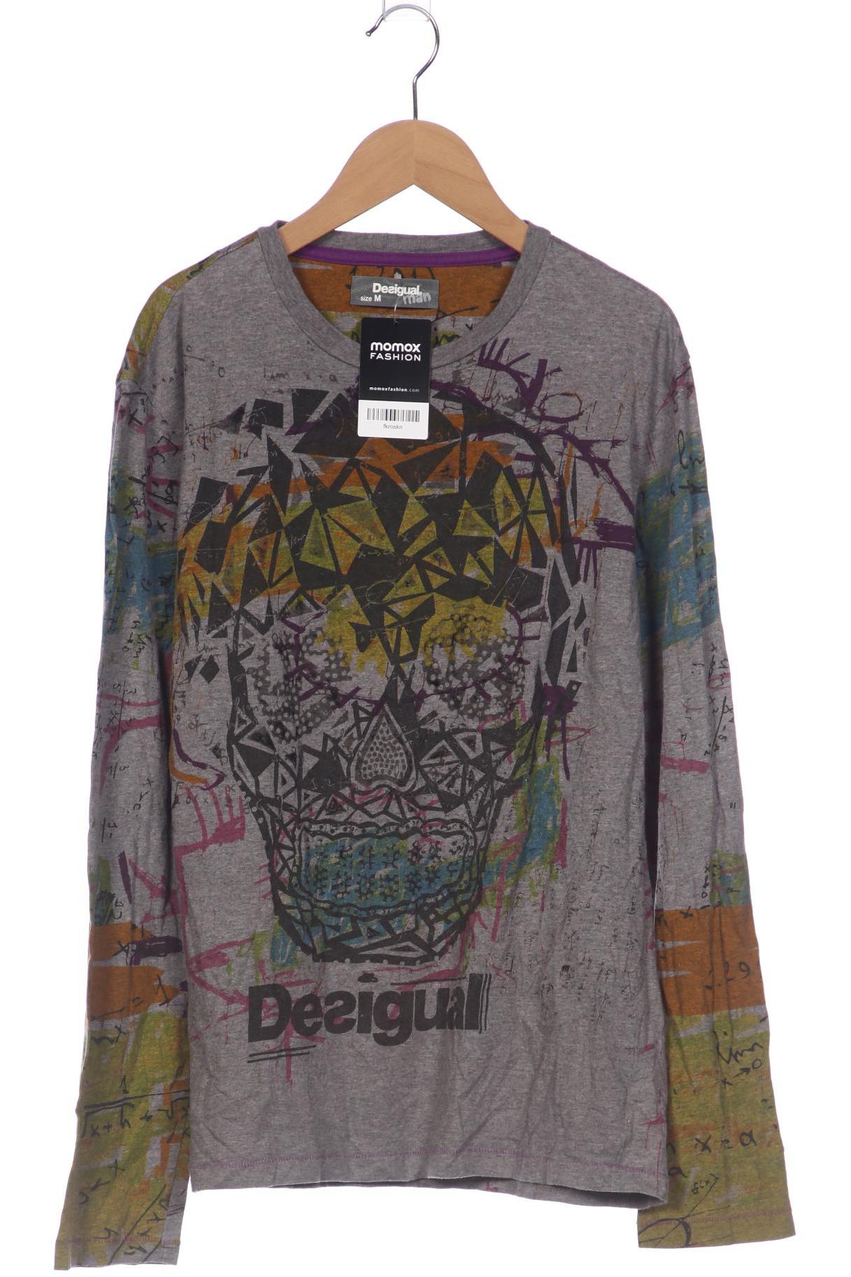 

Desigual Herren Langarmshirt, grau, Gr. 48