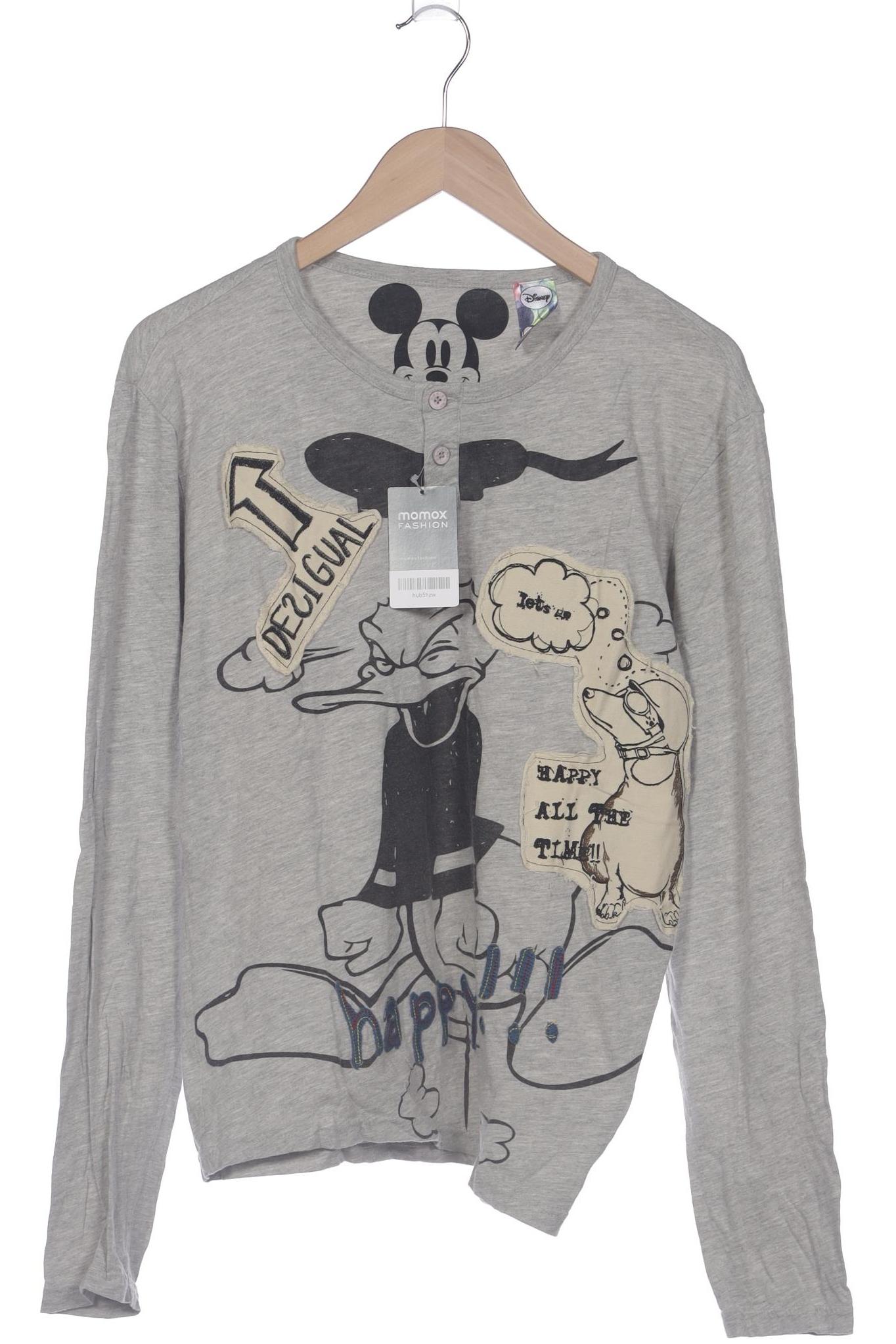 

Desigual Herren Langarmshirt, grau, Gr. 52