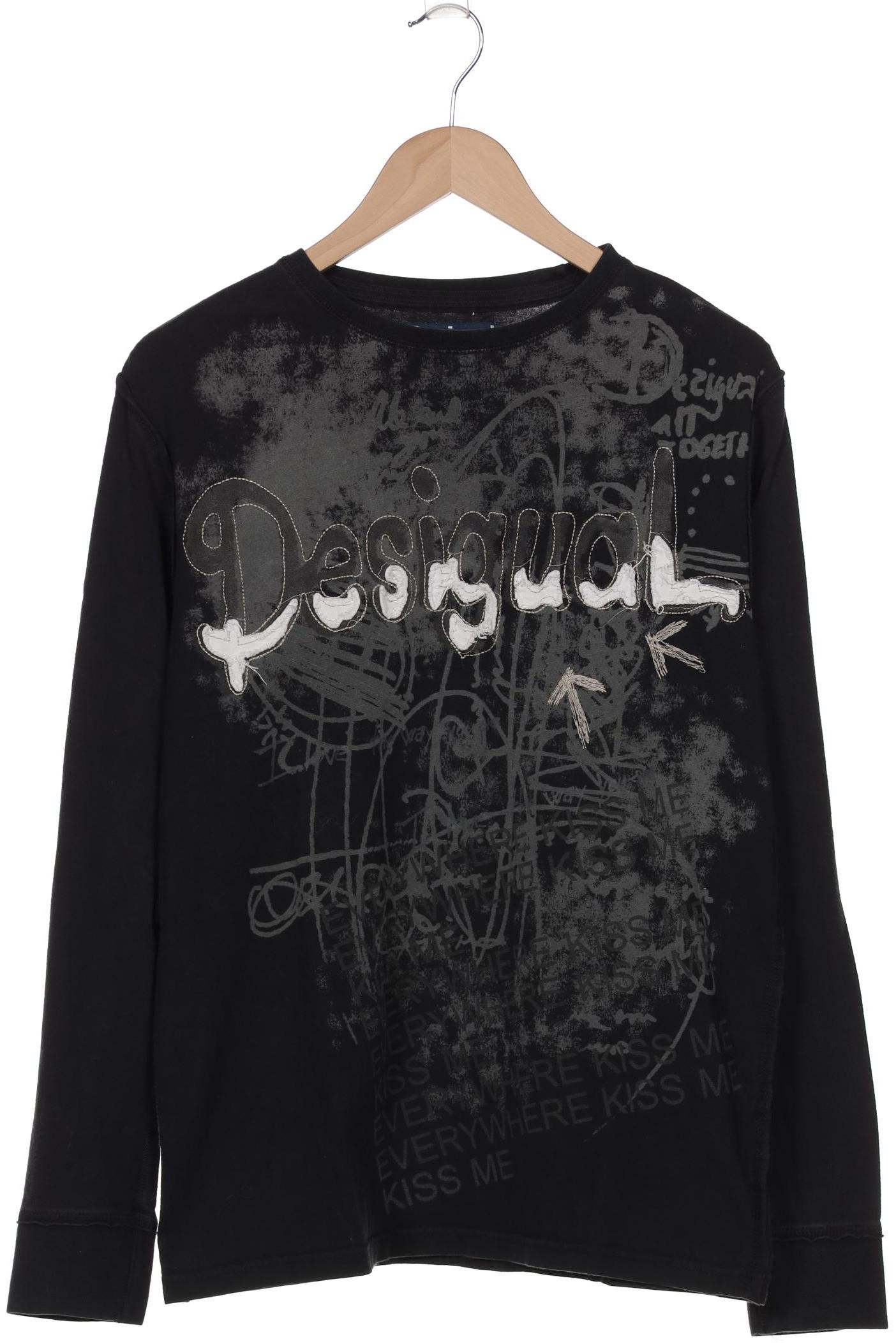 

Desigual Herren Langarmshirt, schwarz, Gr. 52