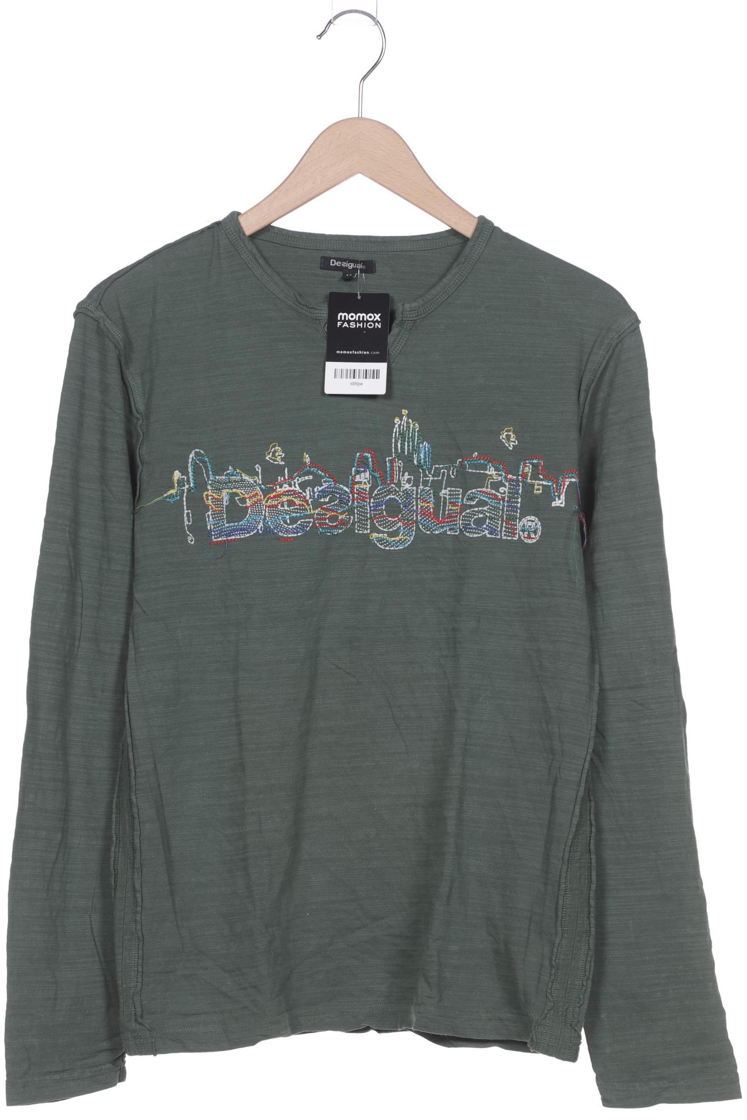 

Desigual Herren Langarmshirt, grün, Gr. 48