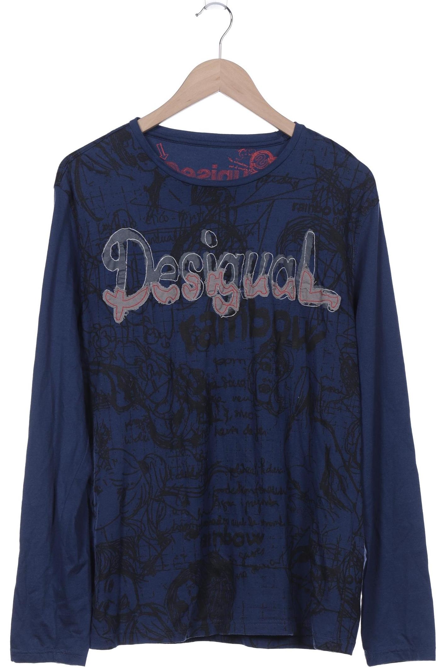 Thumbnail - Desigual Herren Langarmshirt, marineblau, Gr. 54