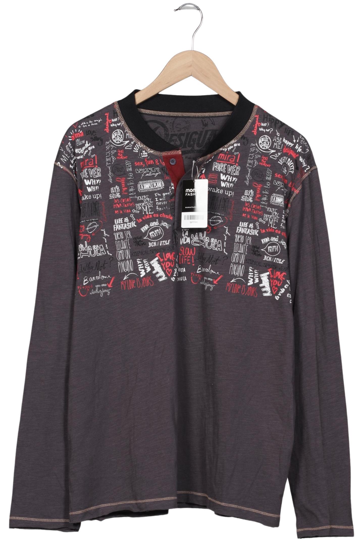 Thumbnail - Desigual Herren Langarmshirt, grau, Gr. 54