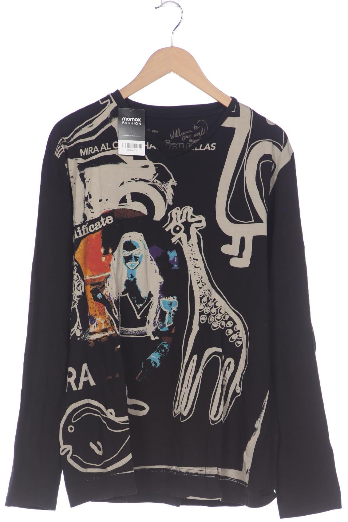 

Desigual Herren Langarmshirt, schwarz, Gr. 54