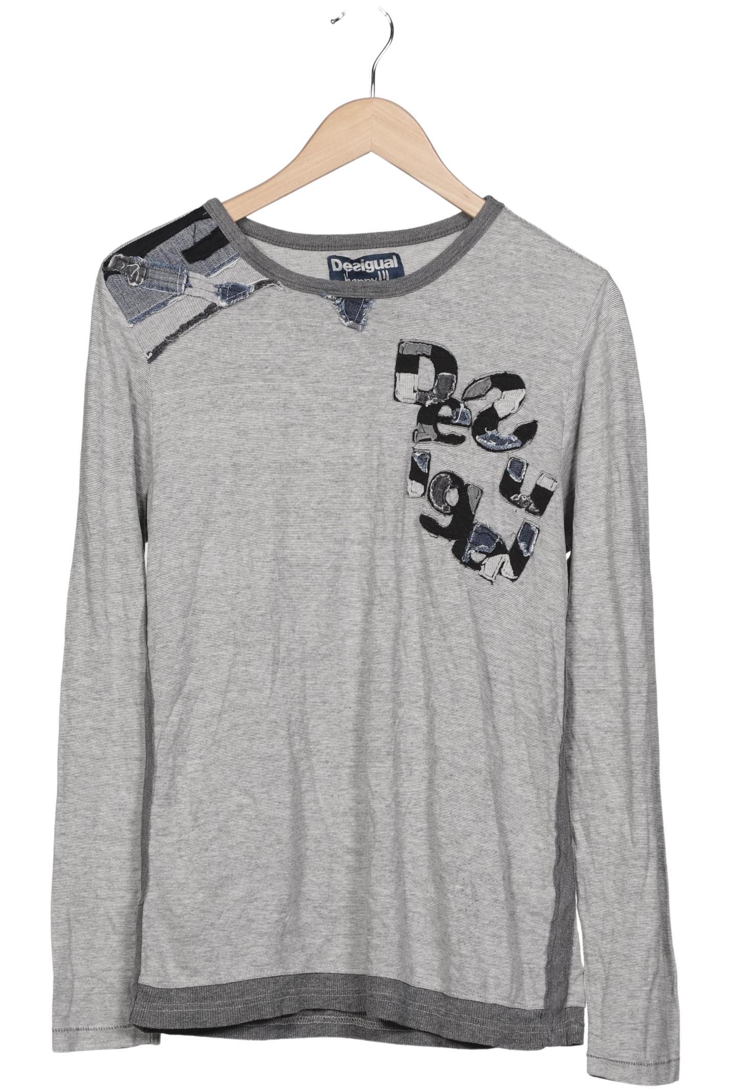 

Desigual Herren Langarmshirt, grau, Gr. 46