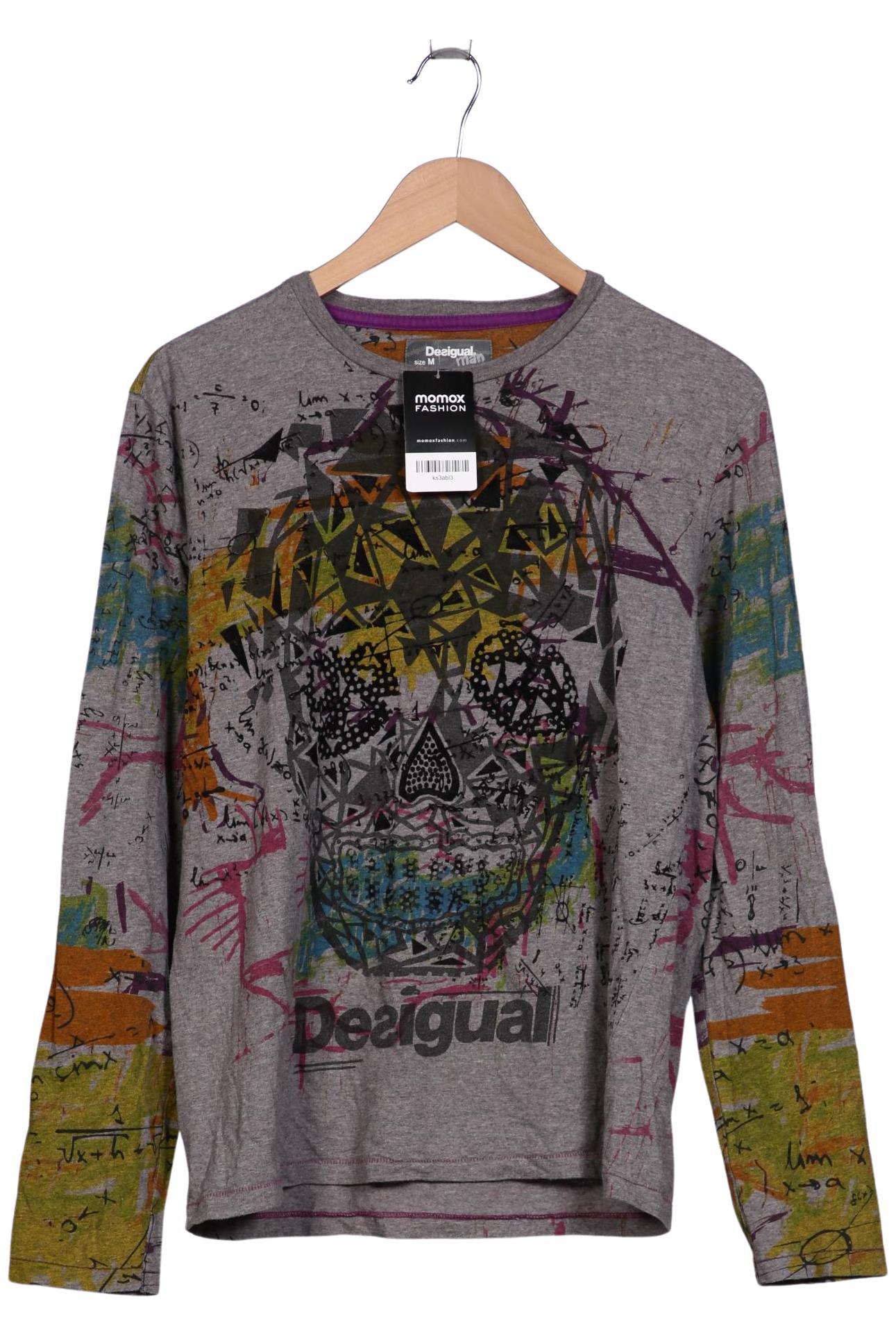 

Desigual Herren Langarmshirt, grau, Gr. 48