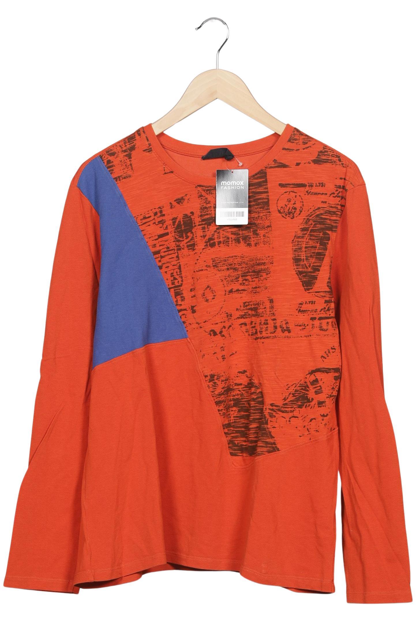 Thumbnail - Desigual Herren Langarmshirt, orange, Gr. 52