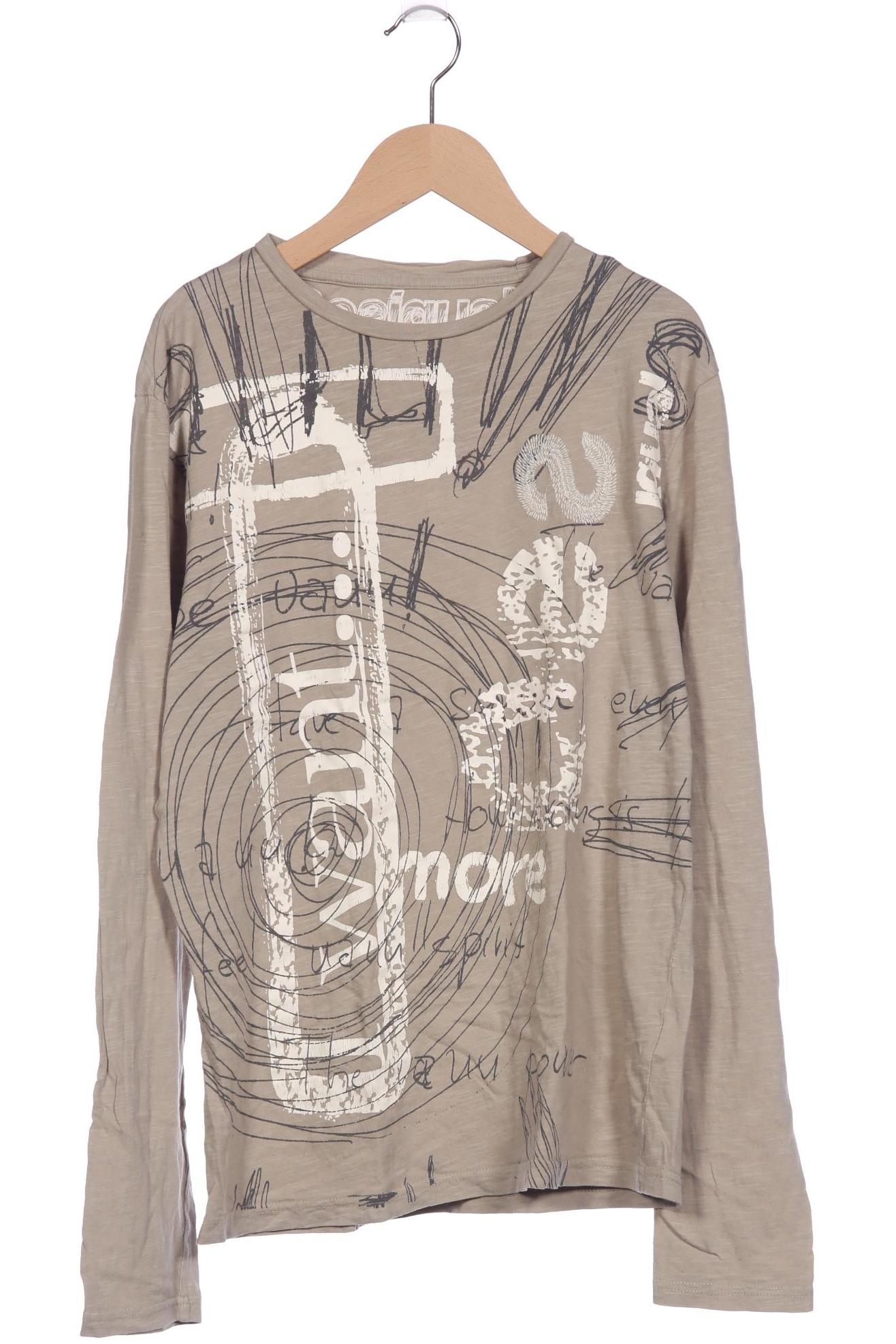 

Desigual Herren Langarmshirt, beige, Gr. 48