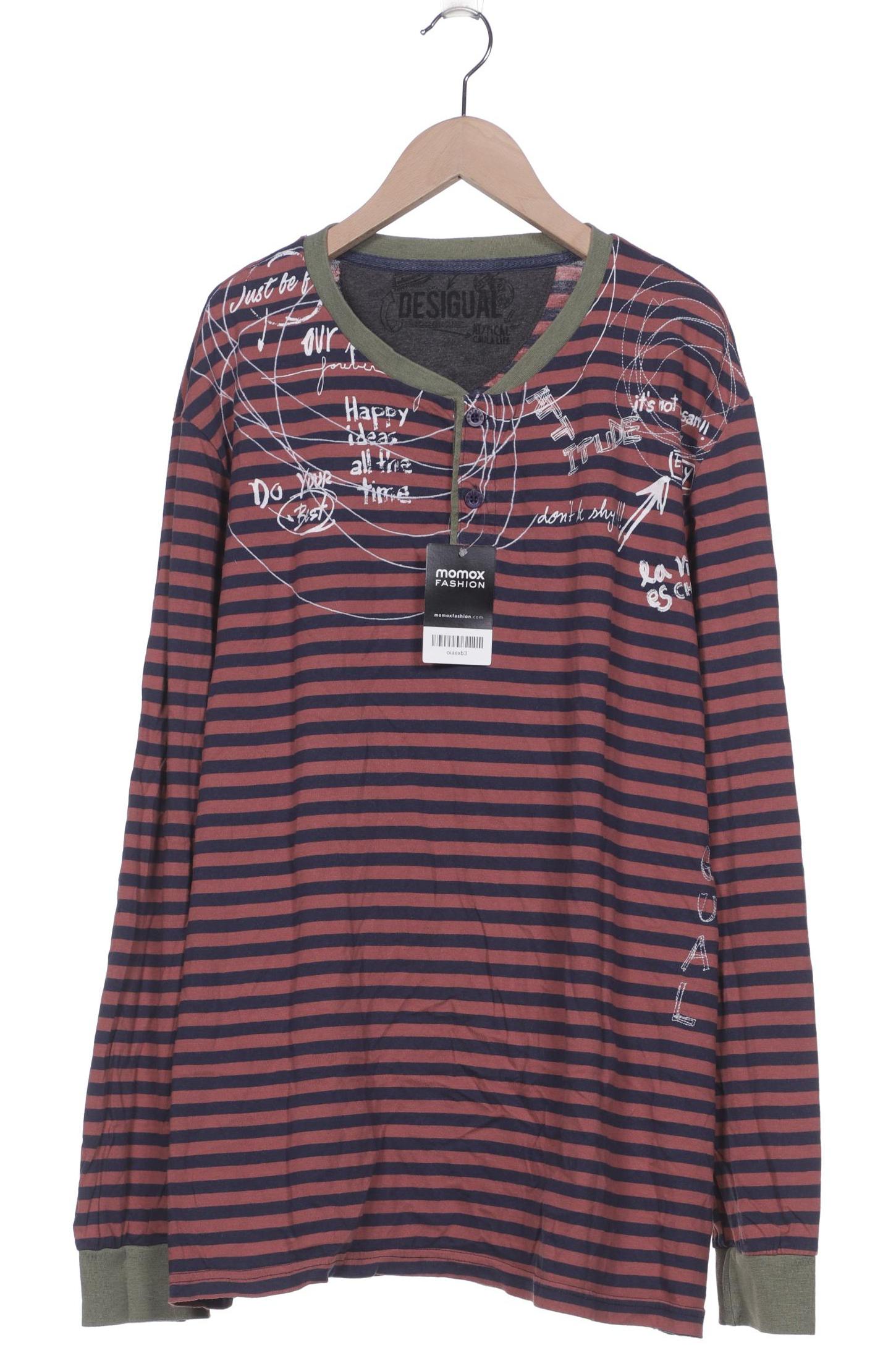 

Desigual Herren Langarmshirt, marineblau, Gr. 56