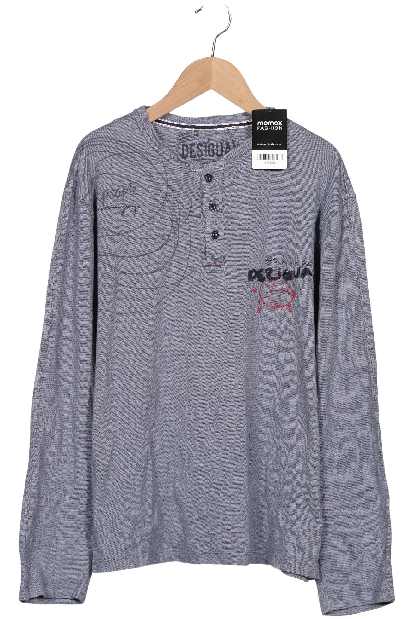 

Desigual Herren Langarmshirt, marineblau, Gr. 52