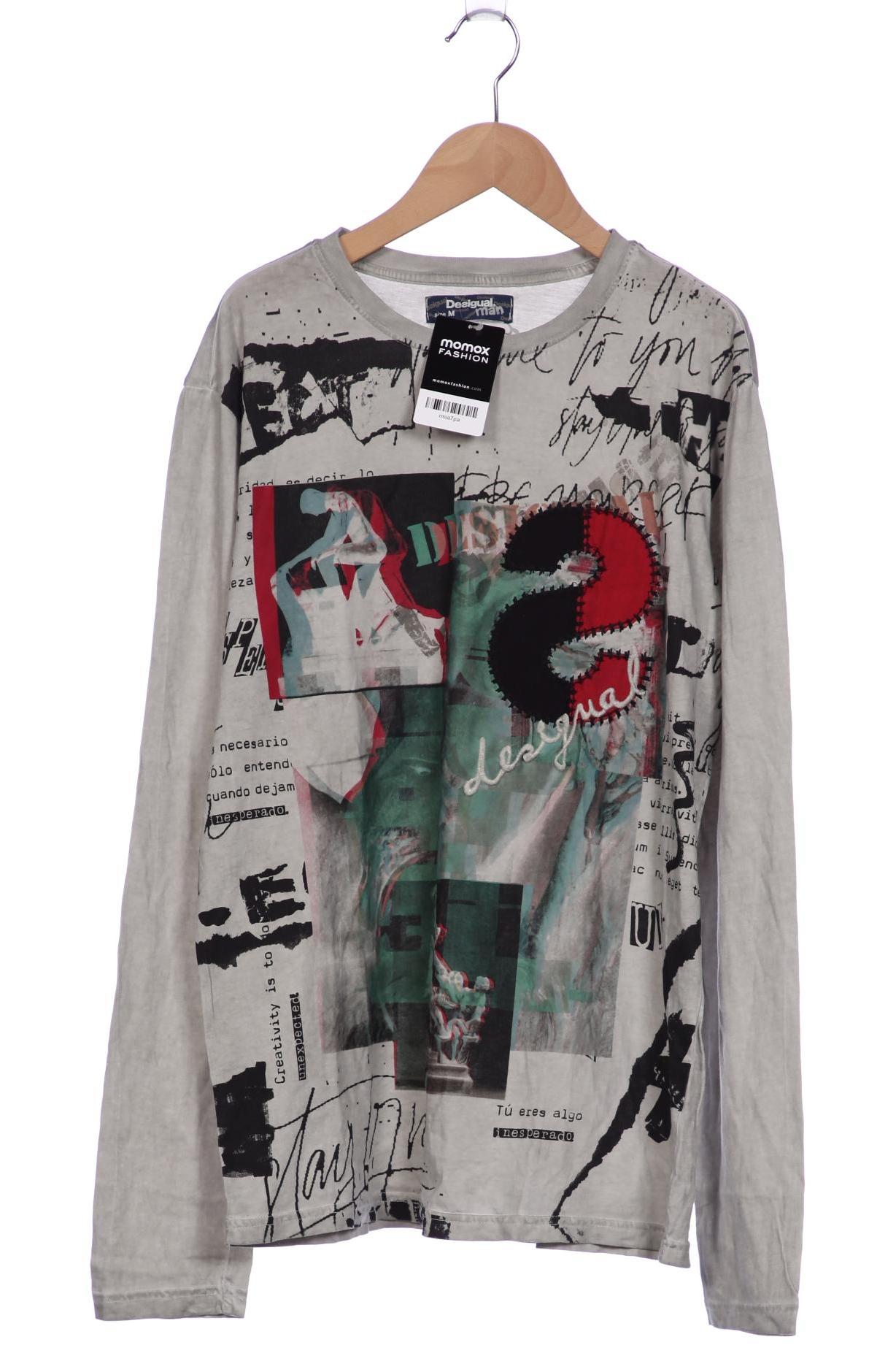 

Desigual Herren Langarmshirt, grau, Gr. 48