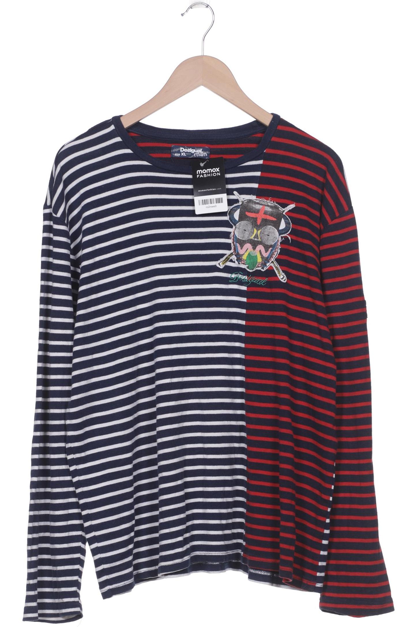

Desigual Herren Langarmshirt, marineblau