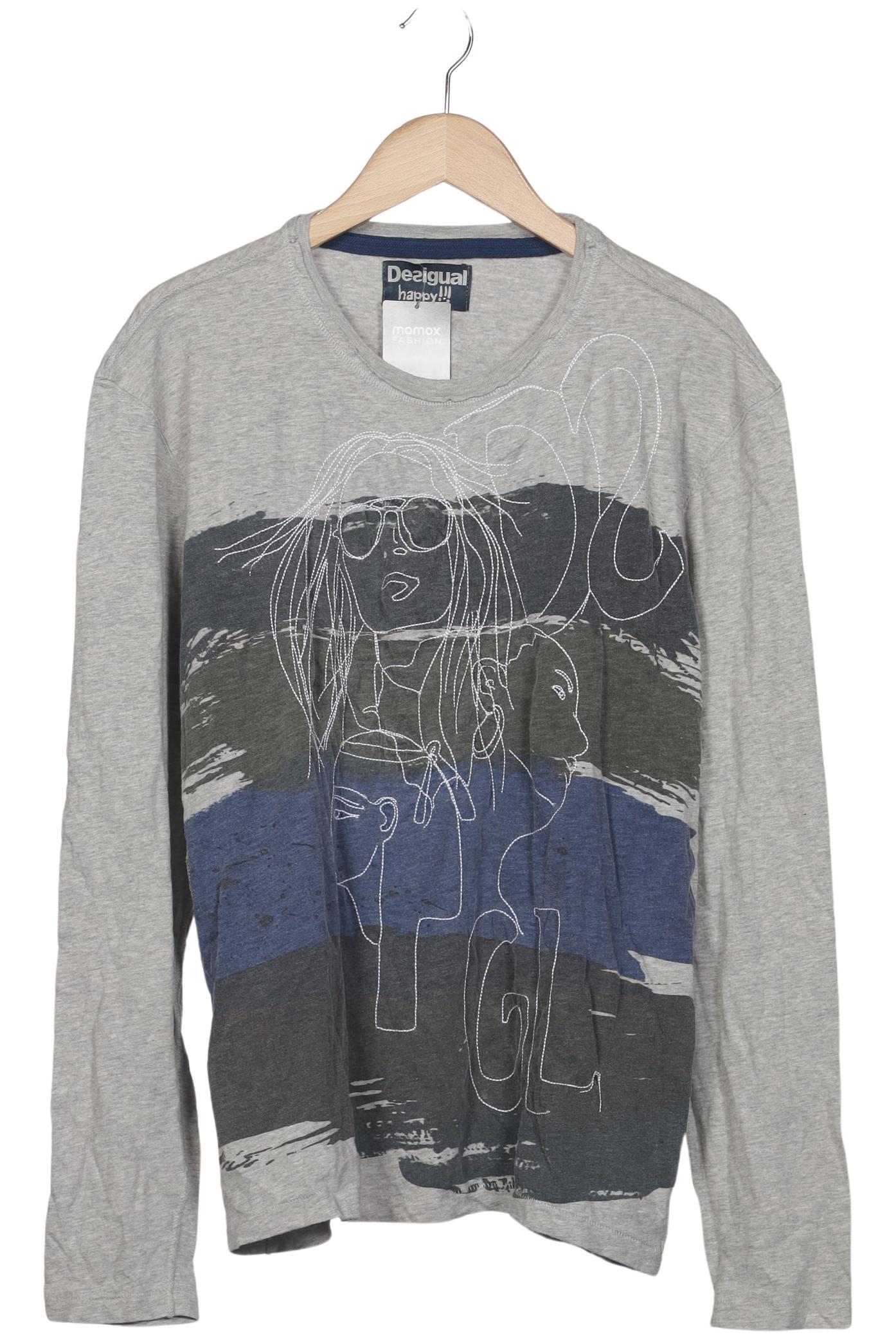 

Desigual Herren Langarmshirt, grau, Gr. 54