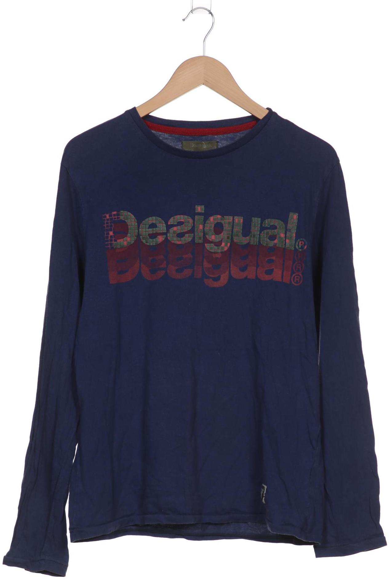 

Desigual Herren Langarmshirt, marineblau