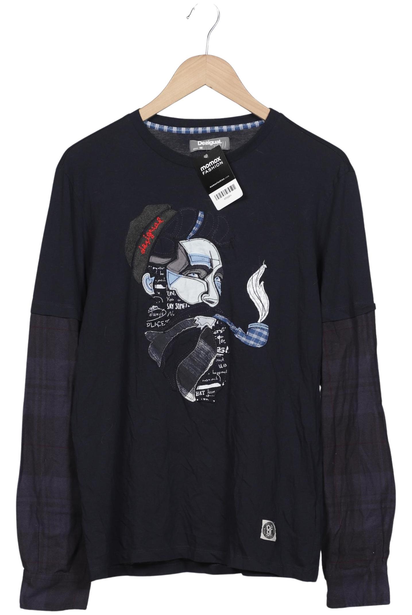 Thumbnail - Desigual Herren Langarmshirt, marineblau, Gr. 48