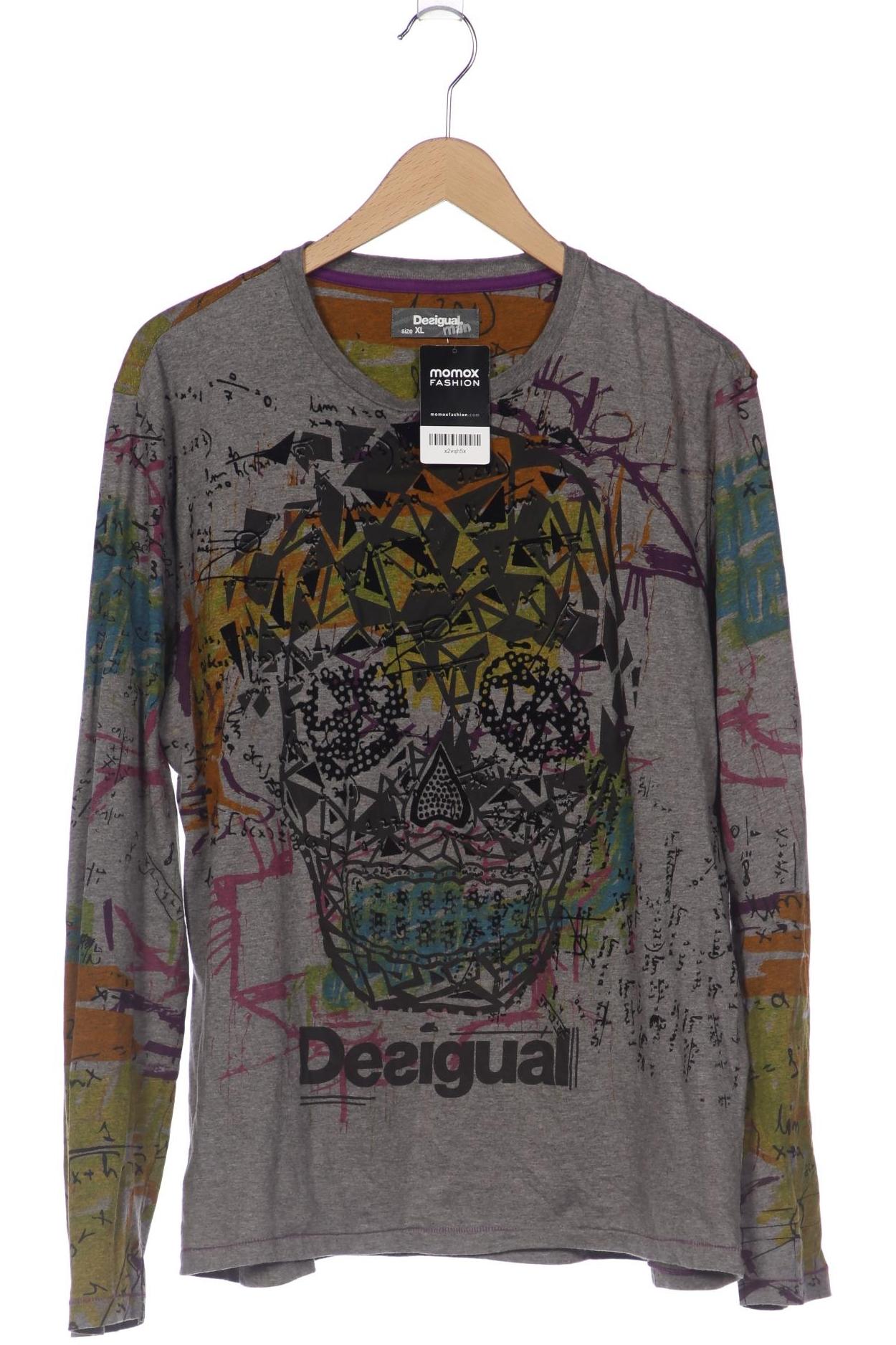 

Desigual Herren Langarmshirt, grau, Gr. 54