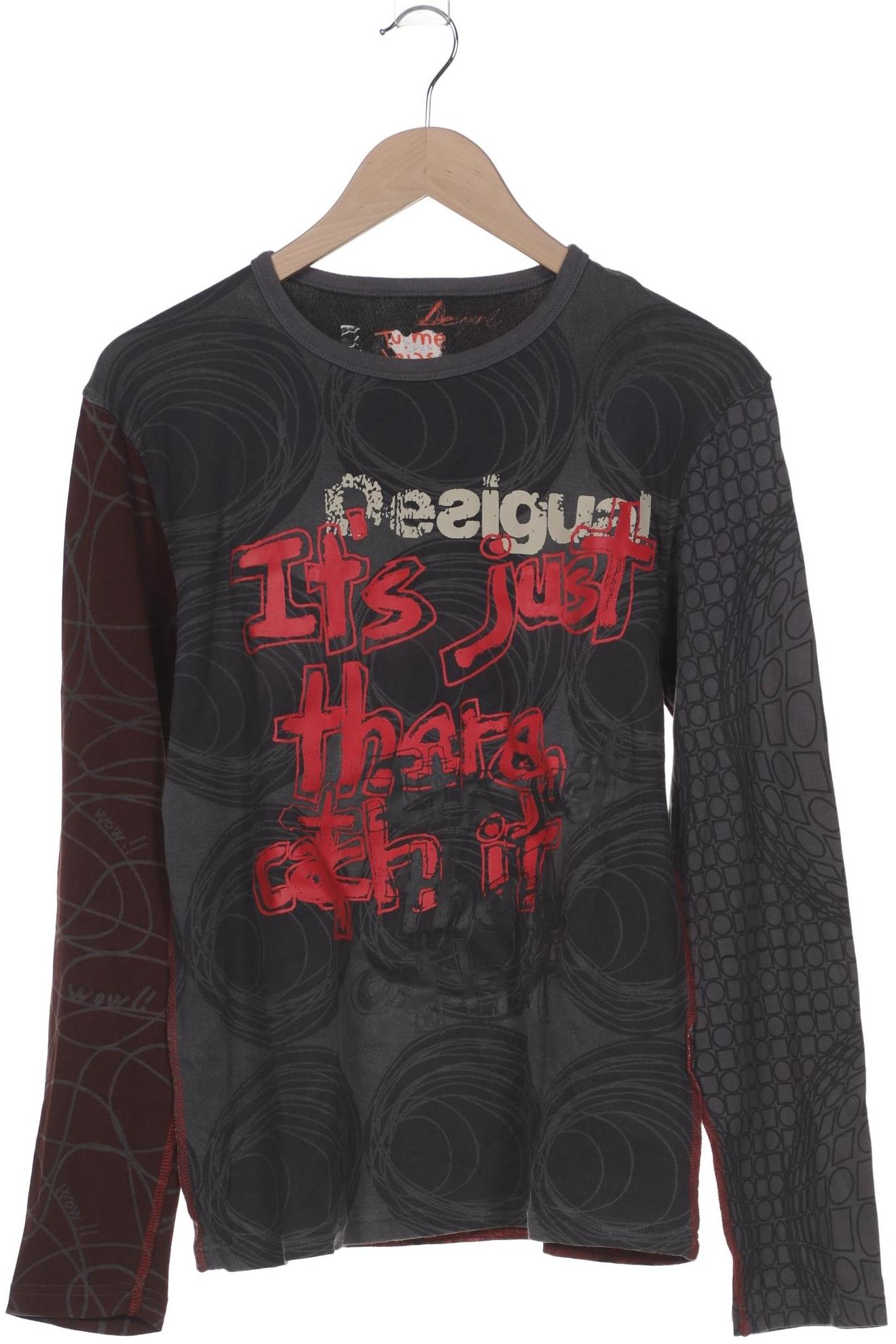 

Desigual Herren Langarmshirt, grau, Gr. 52