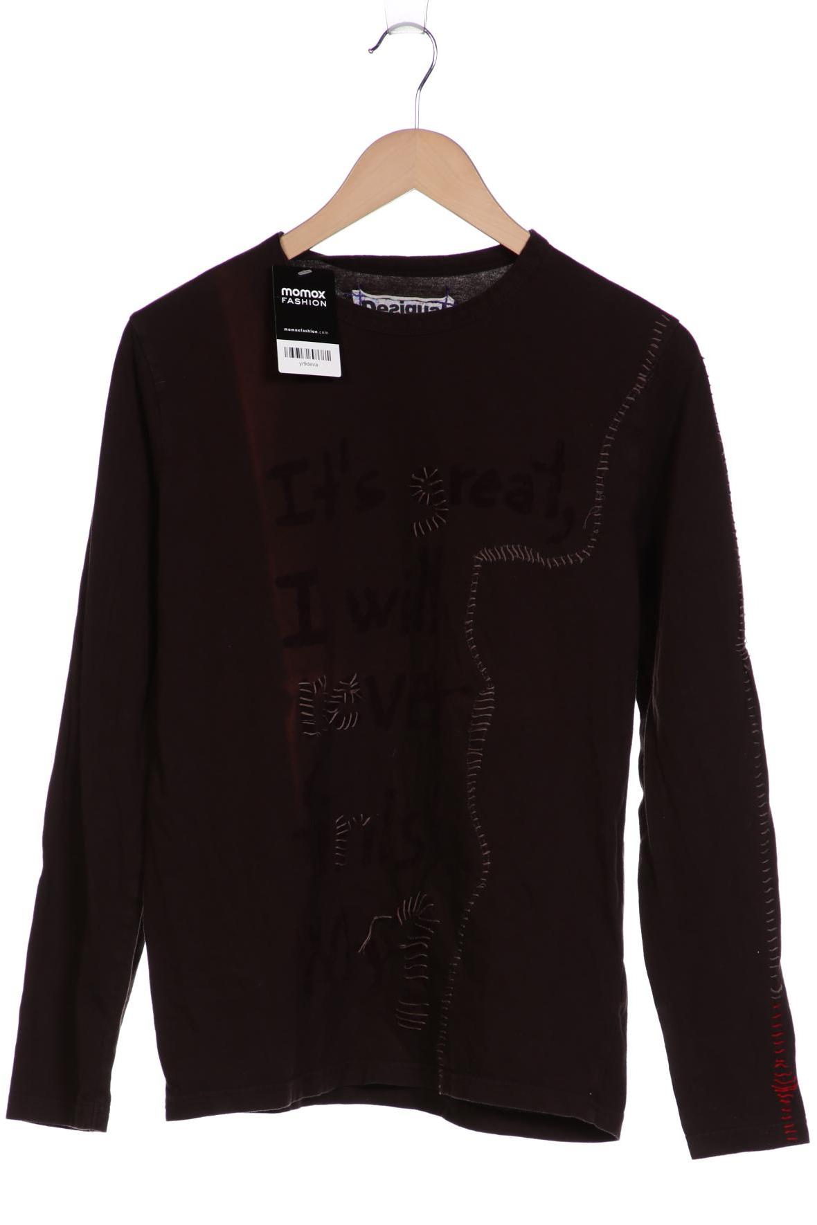 

Desigual Herren Langarmshirt, braun, Gr. 48