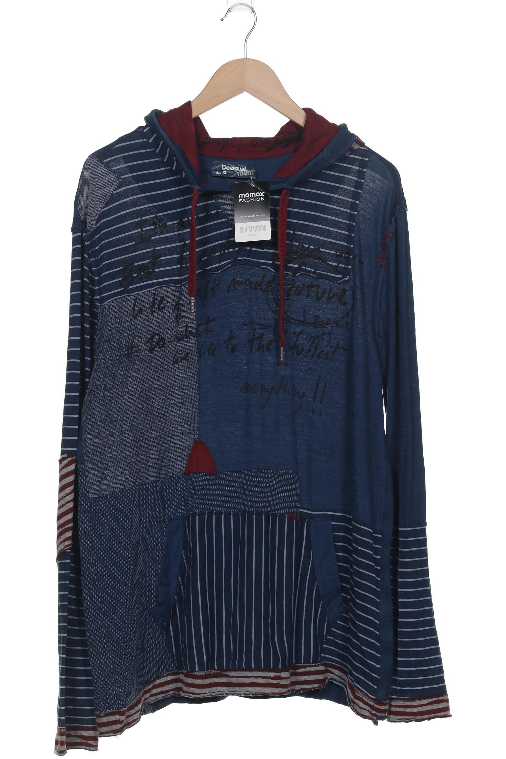 

Desigual Herren Langarmshirt, marineblau, Gr. 54