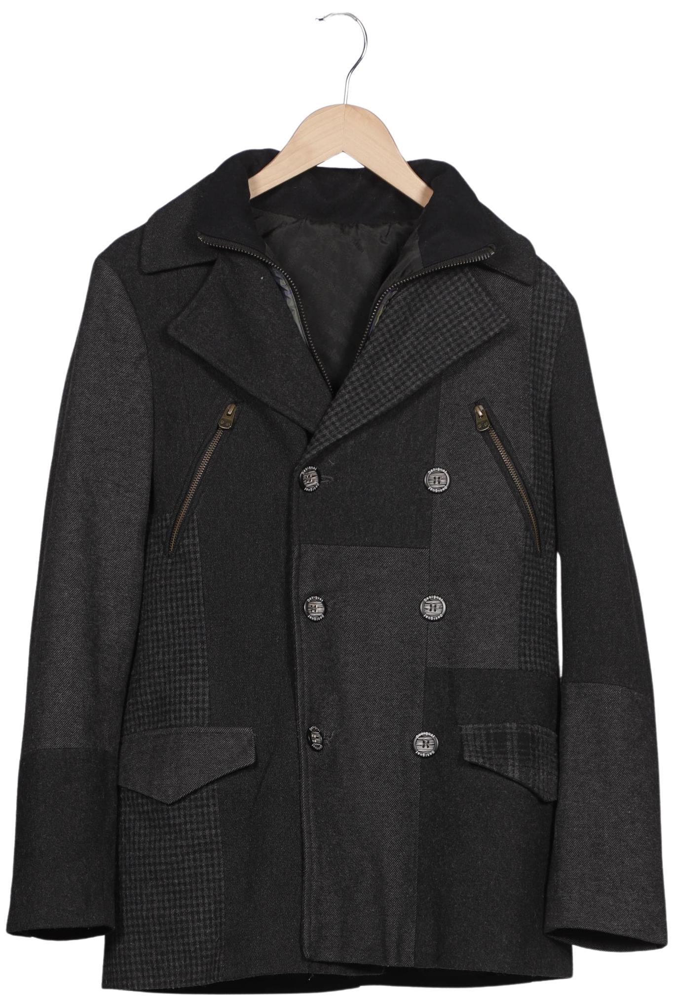 

Desigual Herren Mantel, grau, Gr. 48