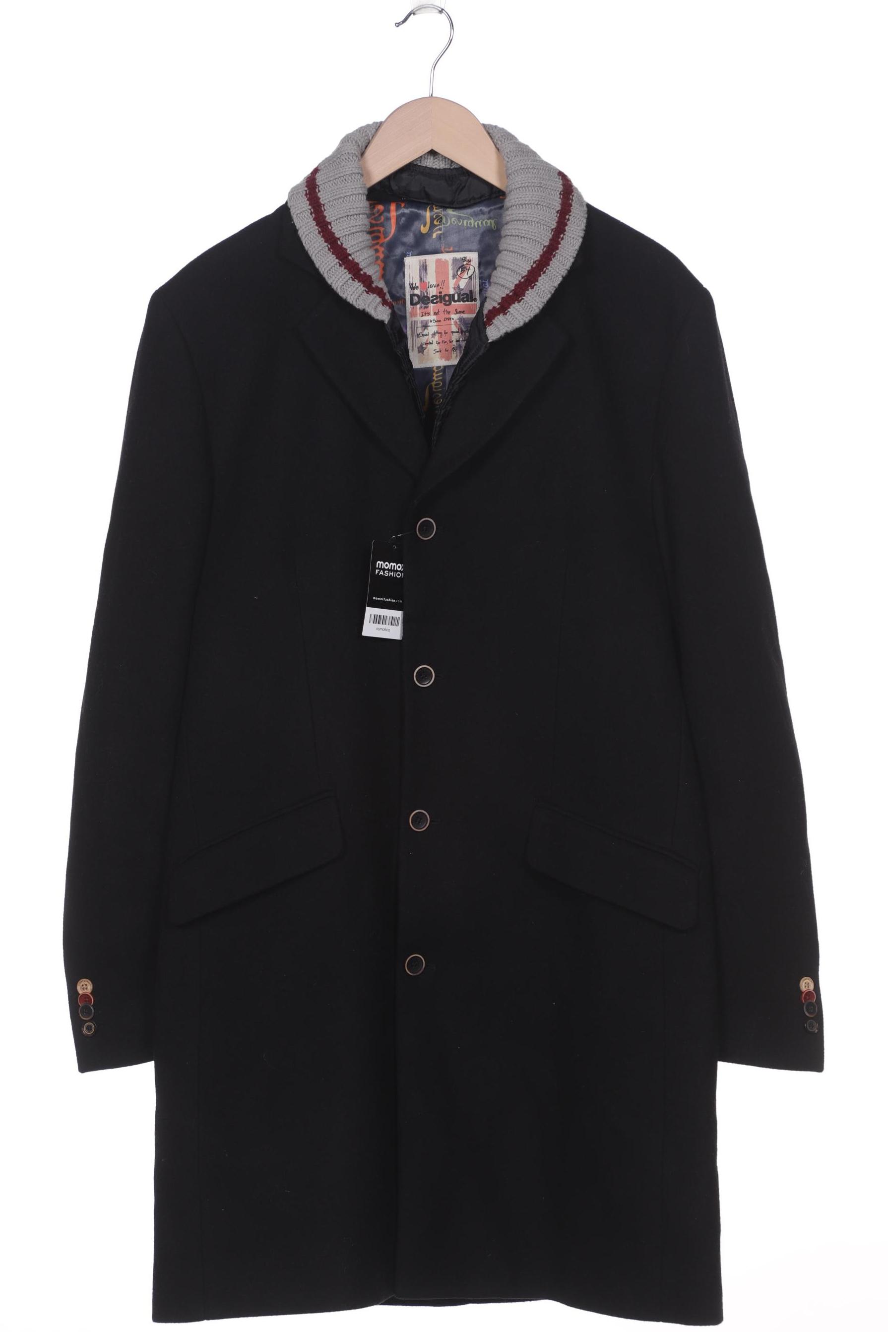 

Desigual Herren Mantel, schwarz, Gr. 54