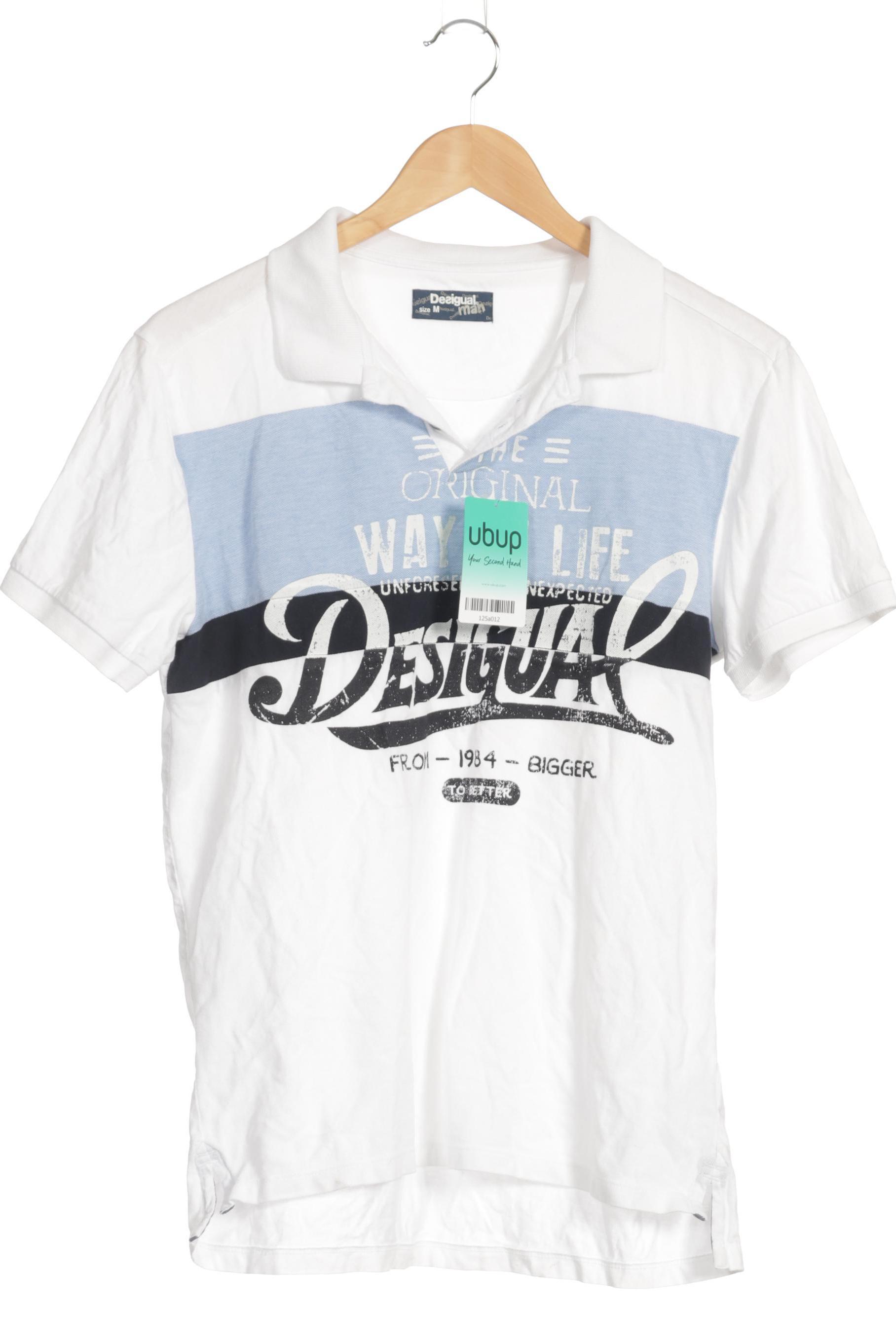 

Desigual Herren Poloshirt, weiß, Gr.