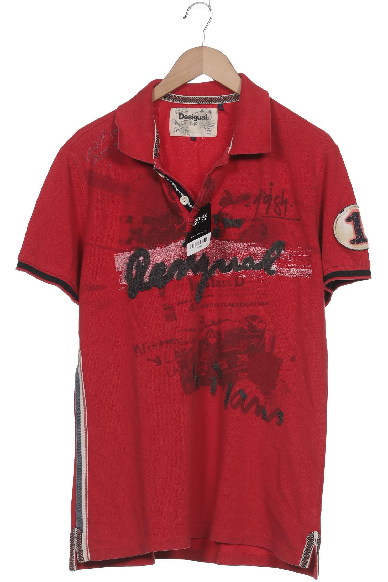 

Desigual Herren Poloshirt, rot, Gr. 54