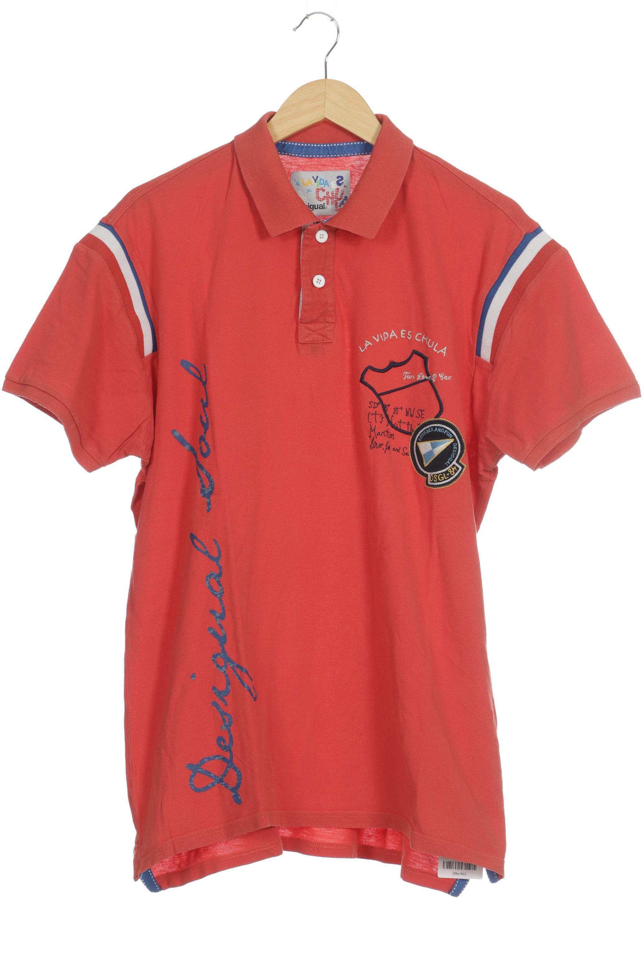 

Desigual Herren Poloshirt, rot, Gr.
