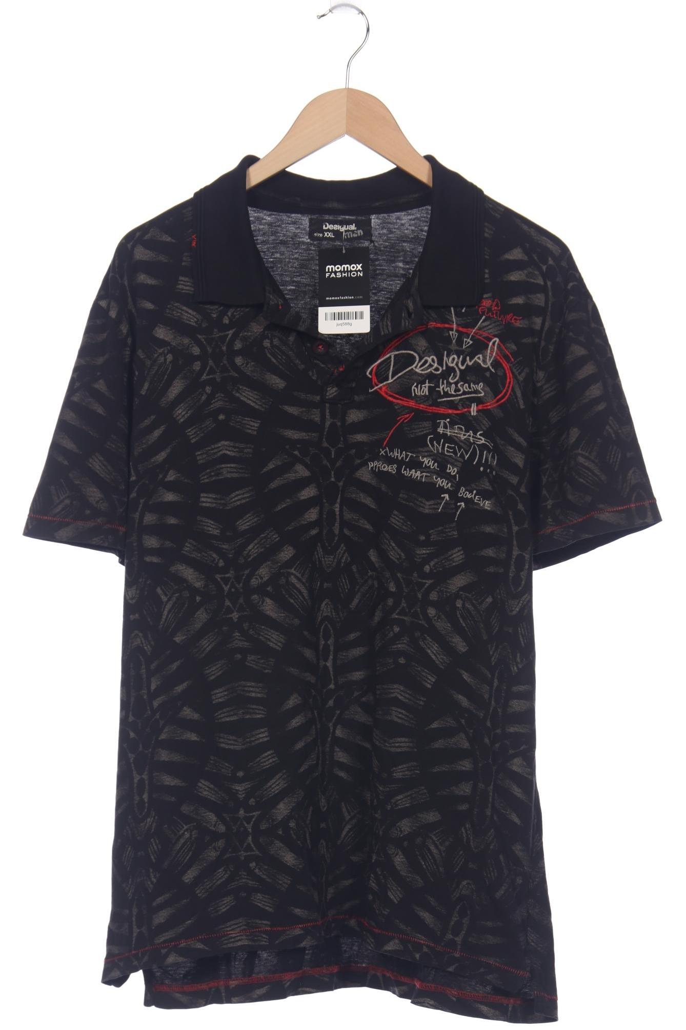 Thumbnail - Desigual Herren Poloshirt, schwarz, Gr. 56