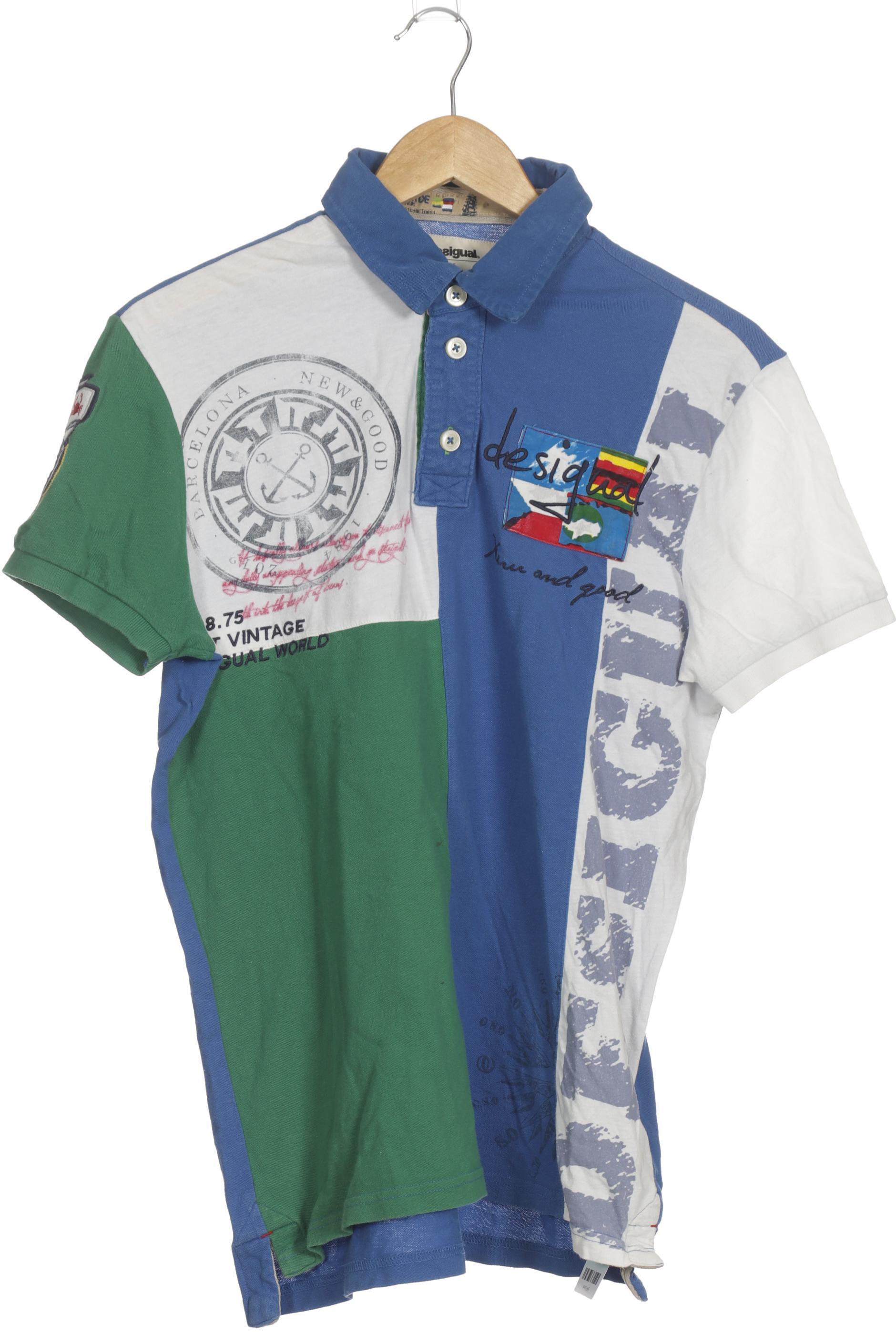 

Desigual Herren Poloshirt, blau, Gr.