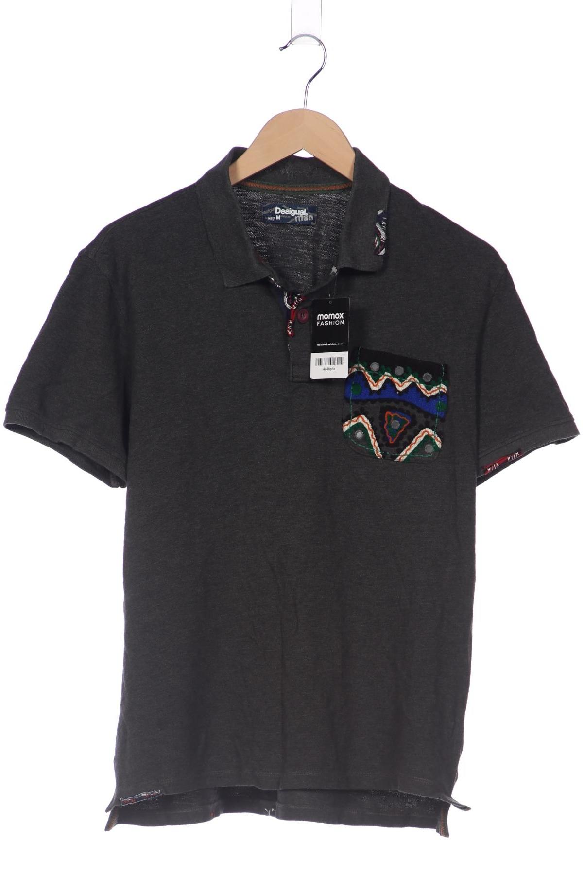 

Desigual Herren Poloshirt, grau, Gr. 48