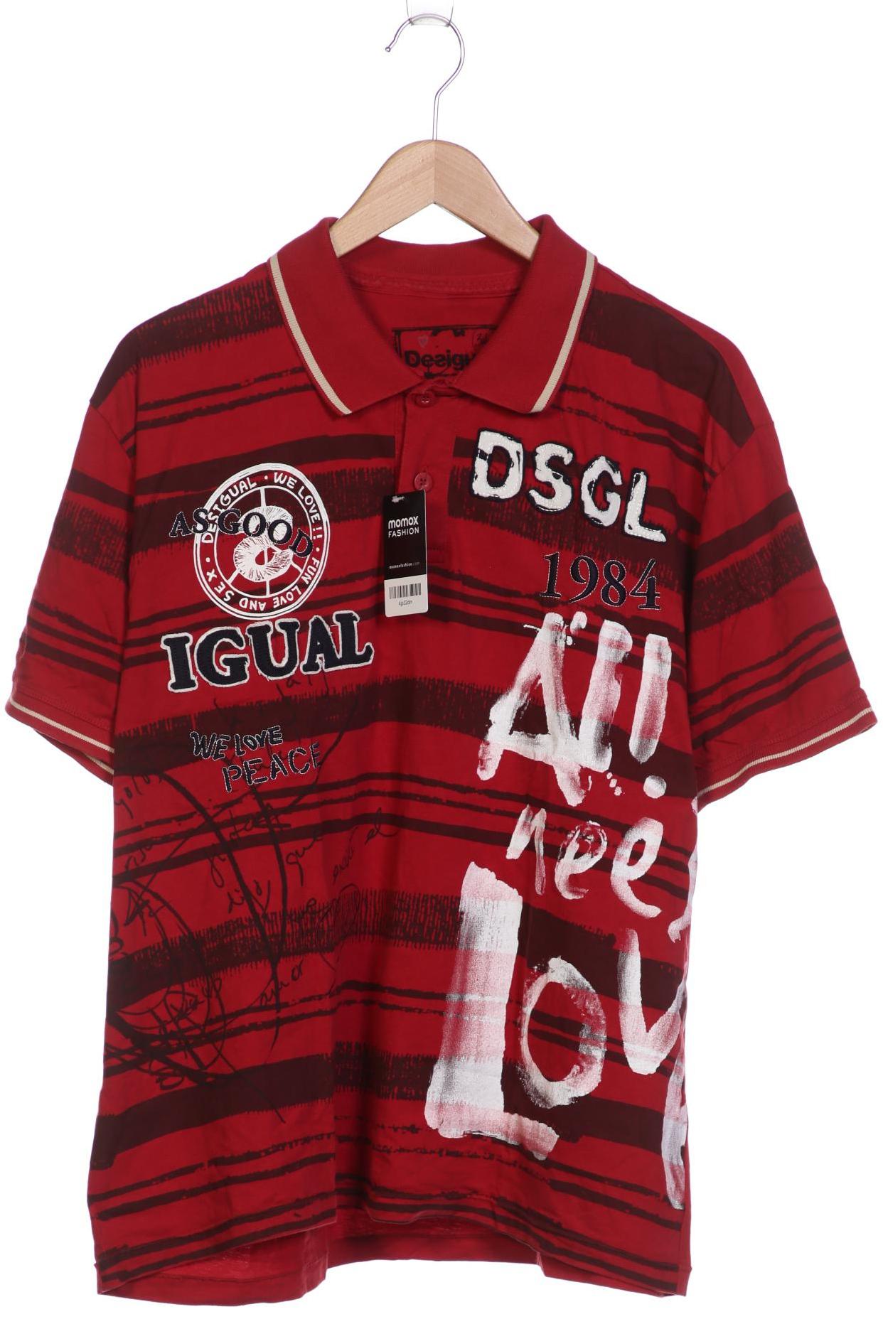 

Desigual Herren Poloshirt, rot