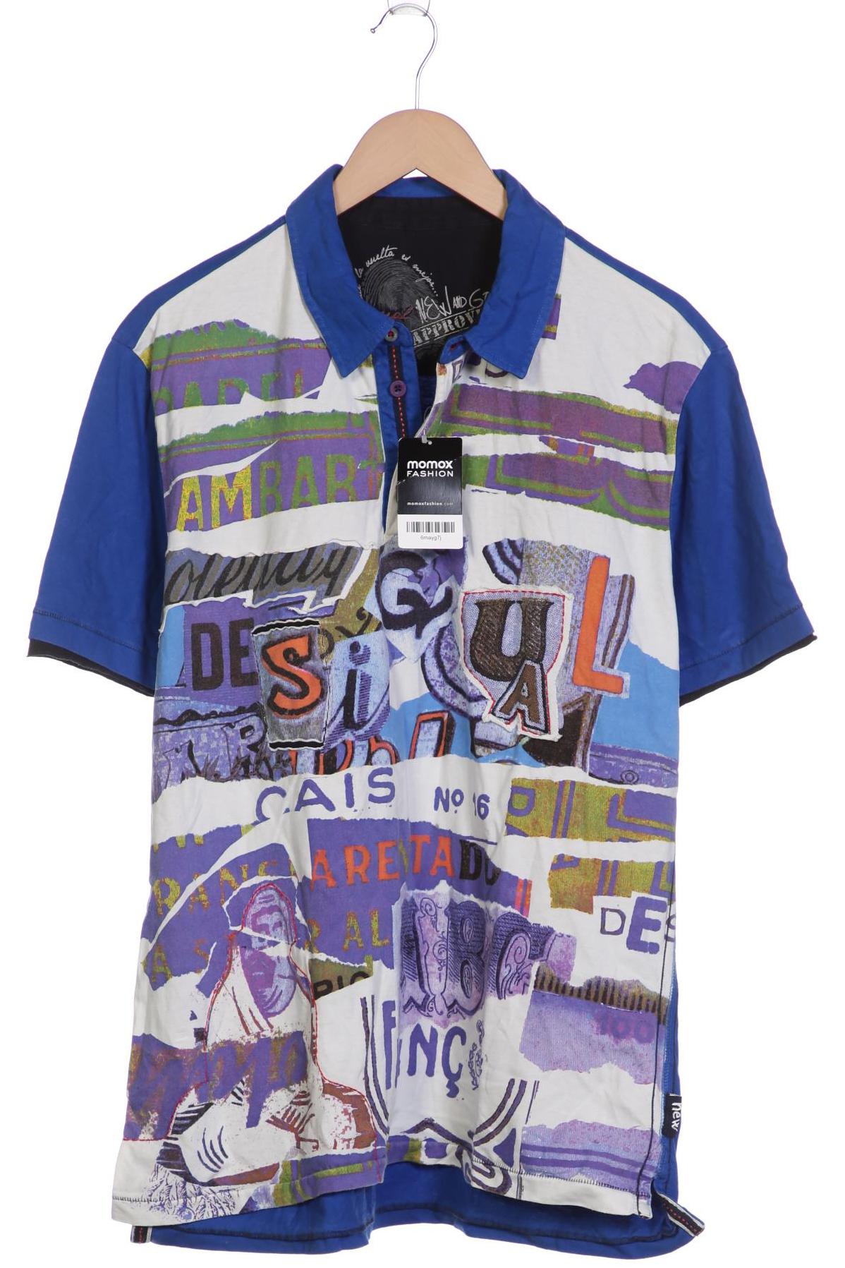 

Desigual Herren Poloshirt, blau