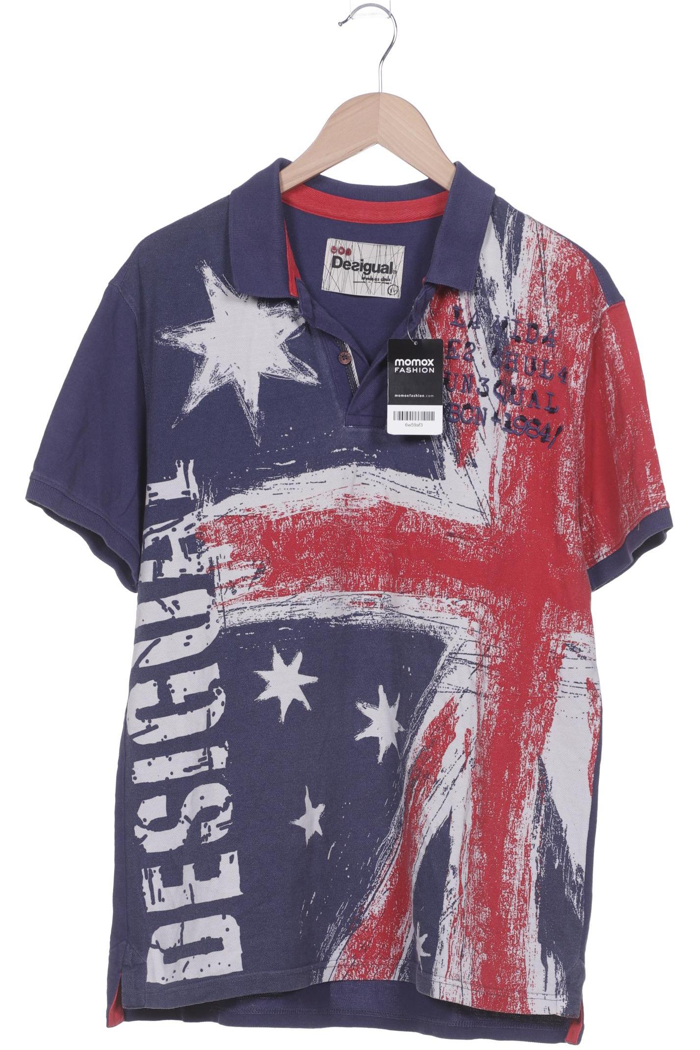 

Desigual Herren Poloshirt, marineblau, Gr. 54