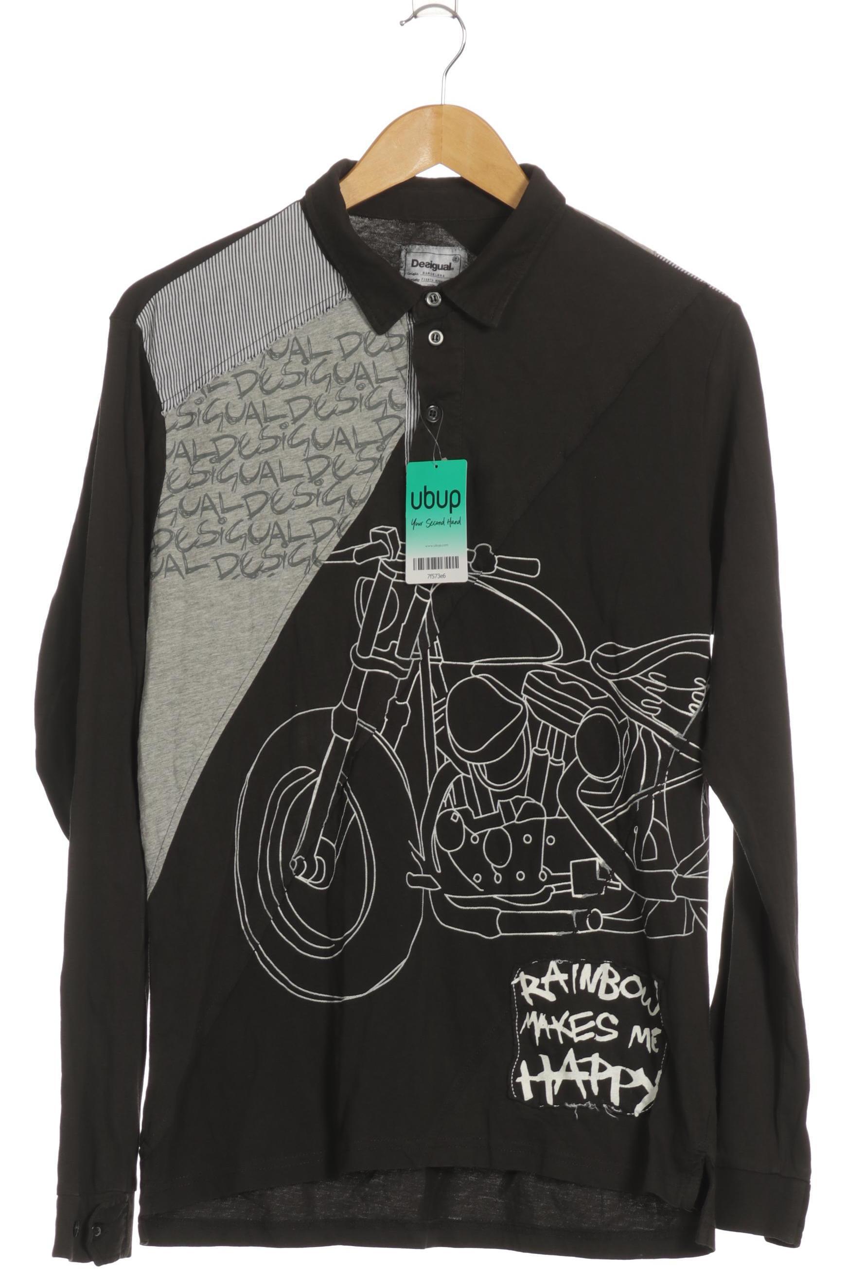 

Desigual Herren Poloshirt, grau, Gr.