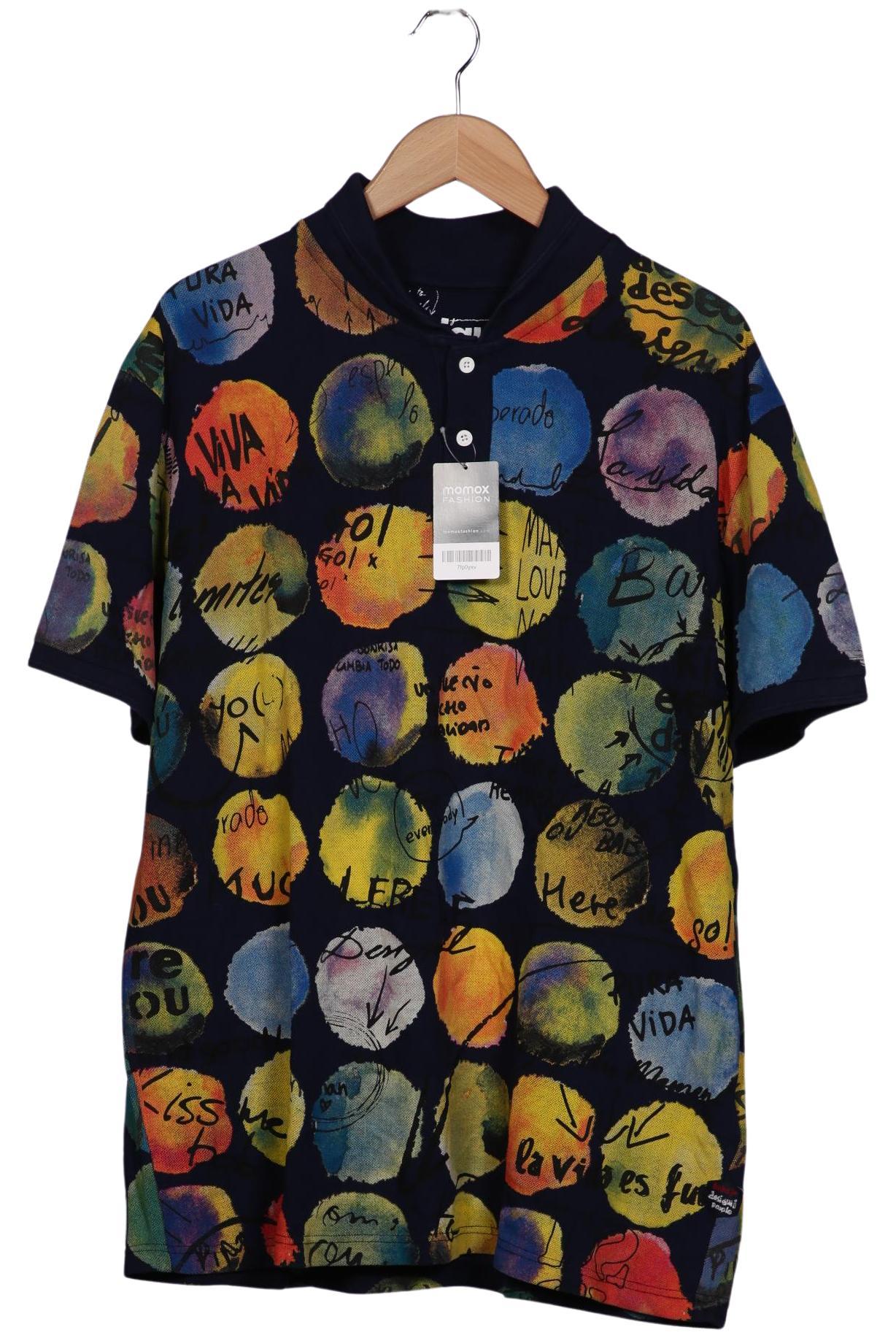 

Desigual Herren Poloshirt, marineblau, Gr. 56