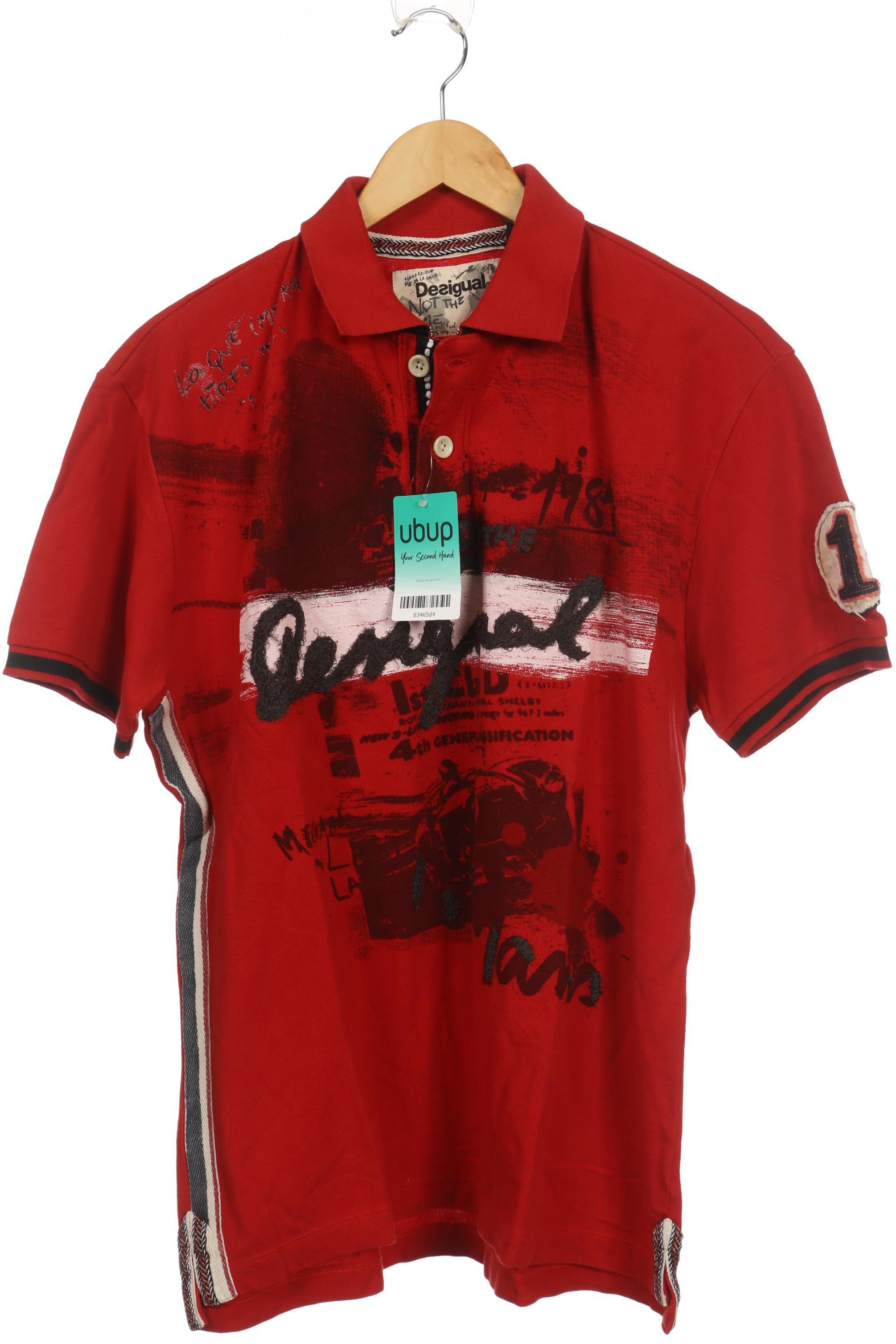 

Desigual Herren Poloshirt, rot, Gr.