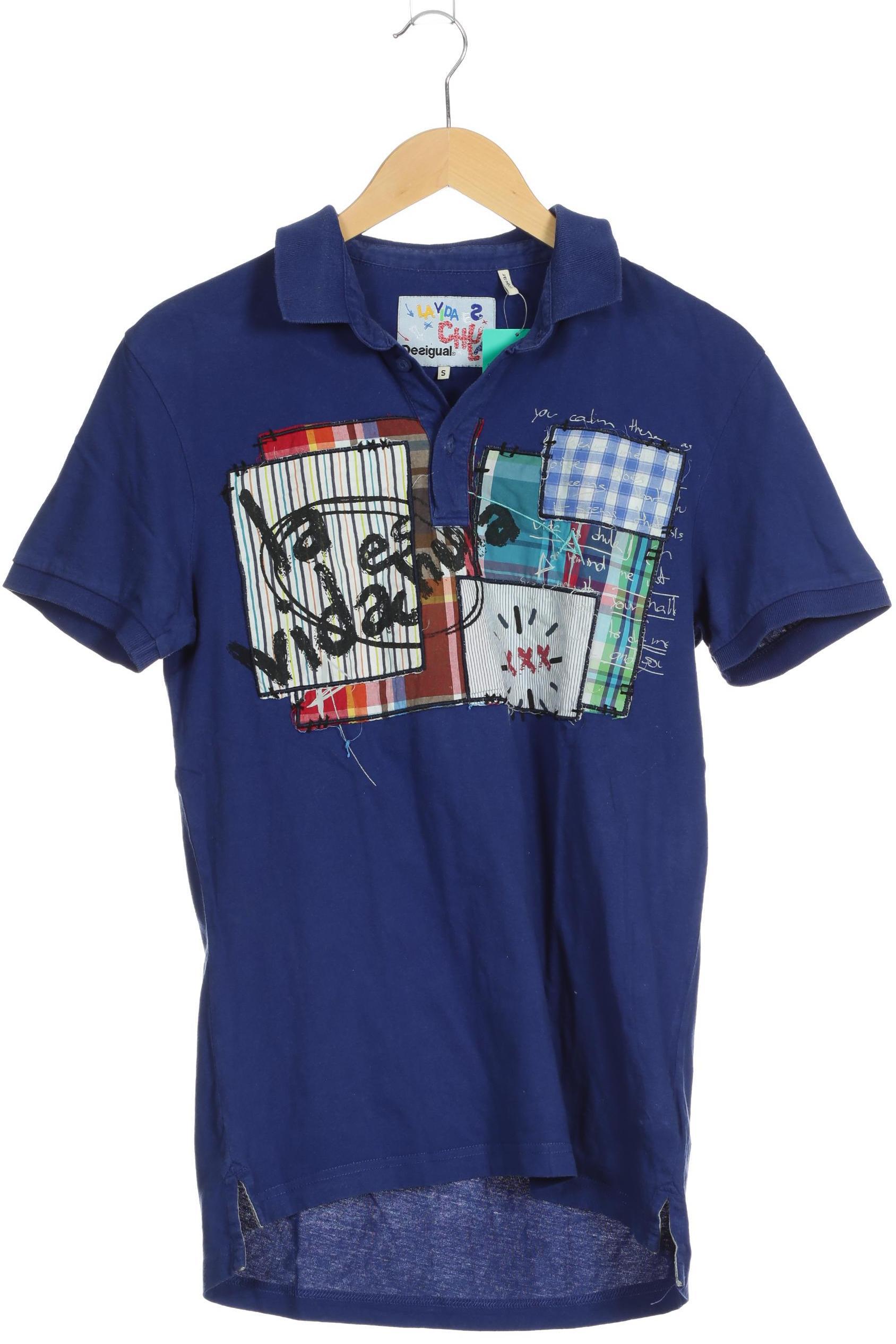 

Desigual Herren Poloshirt, blau, Gr.