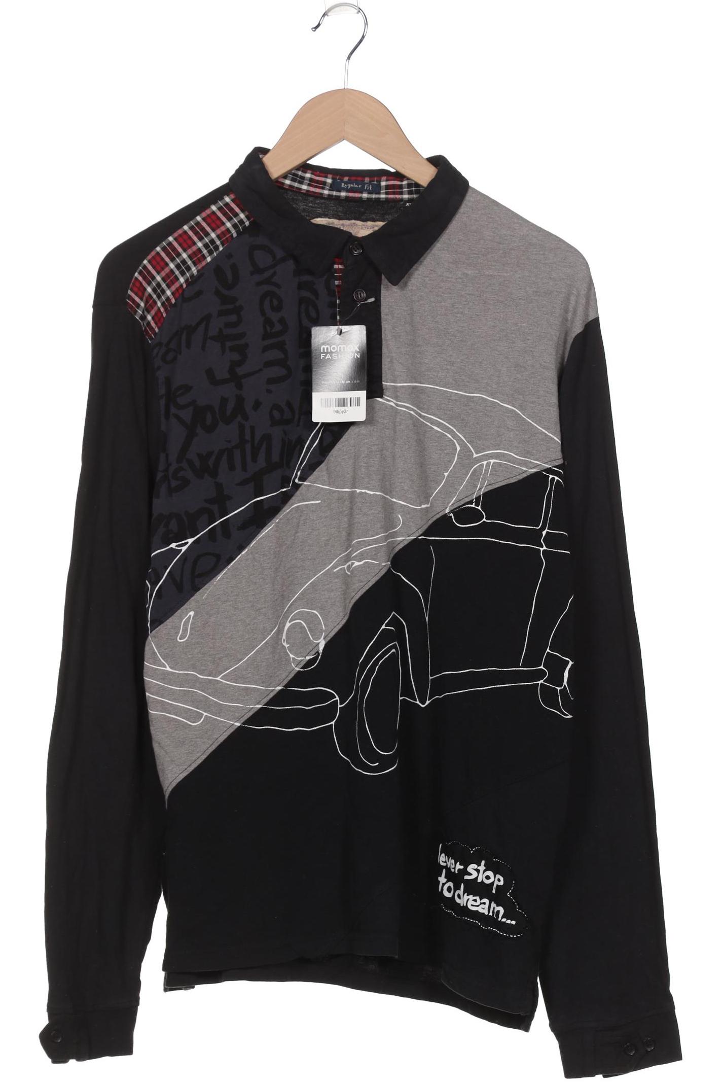 

Desigual Herren Poloshirt, schwarz, Gr. 54