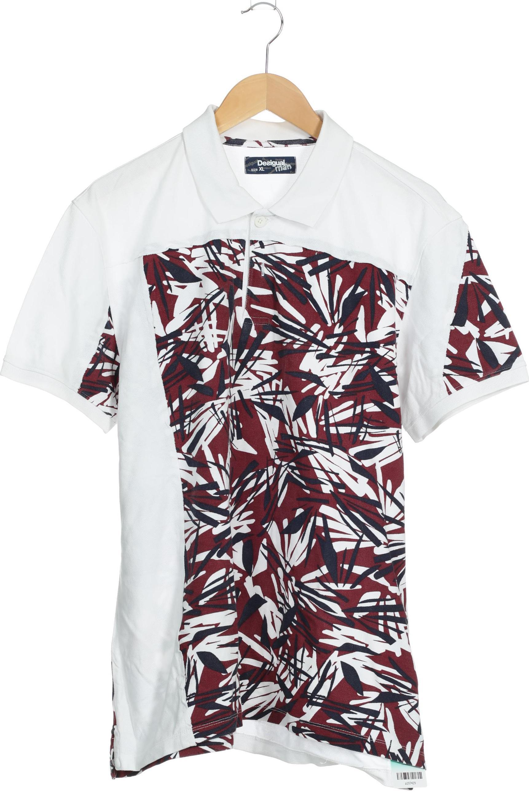 Thumbnail - Desigual Herren Poloshirt, weiß, Gr.