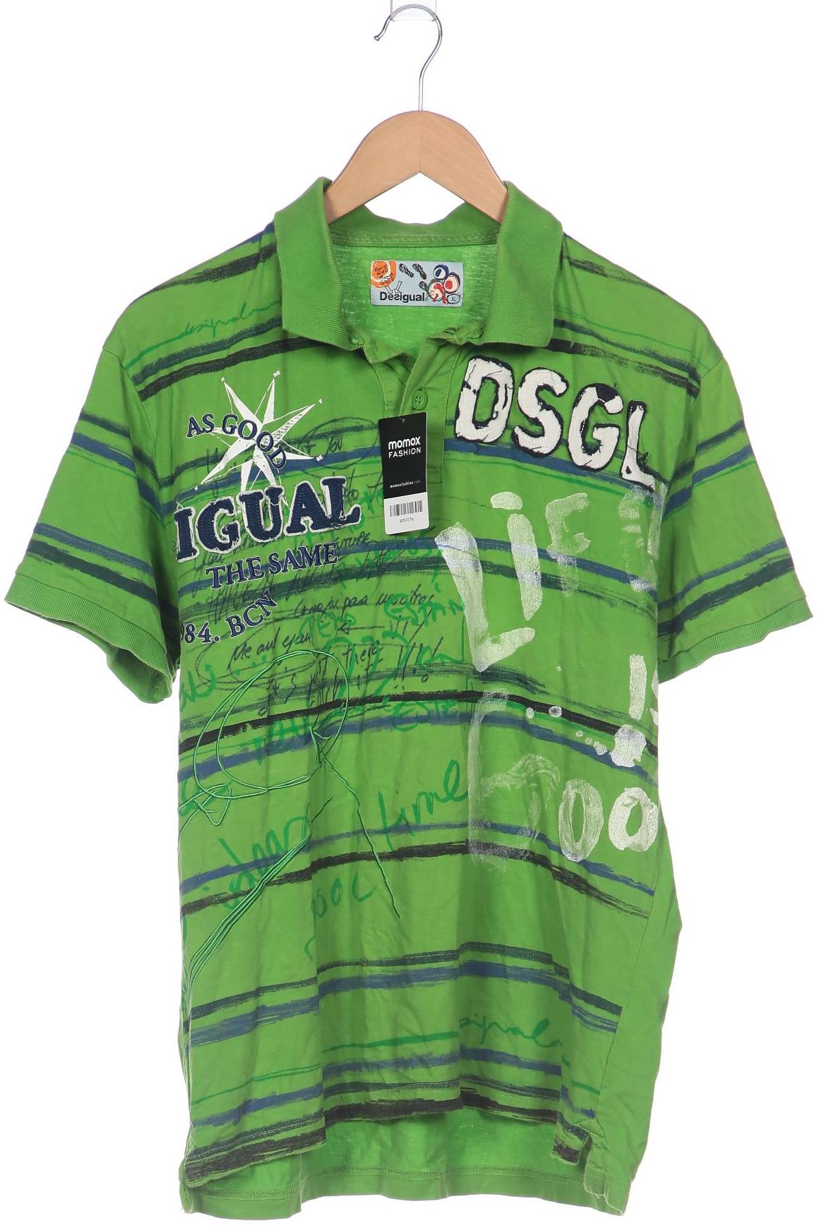 

Desigual Herren Poloshirt, grün, Gr. 54