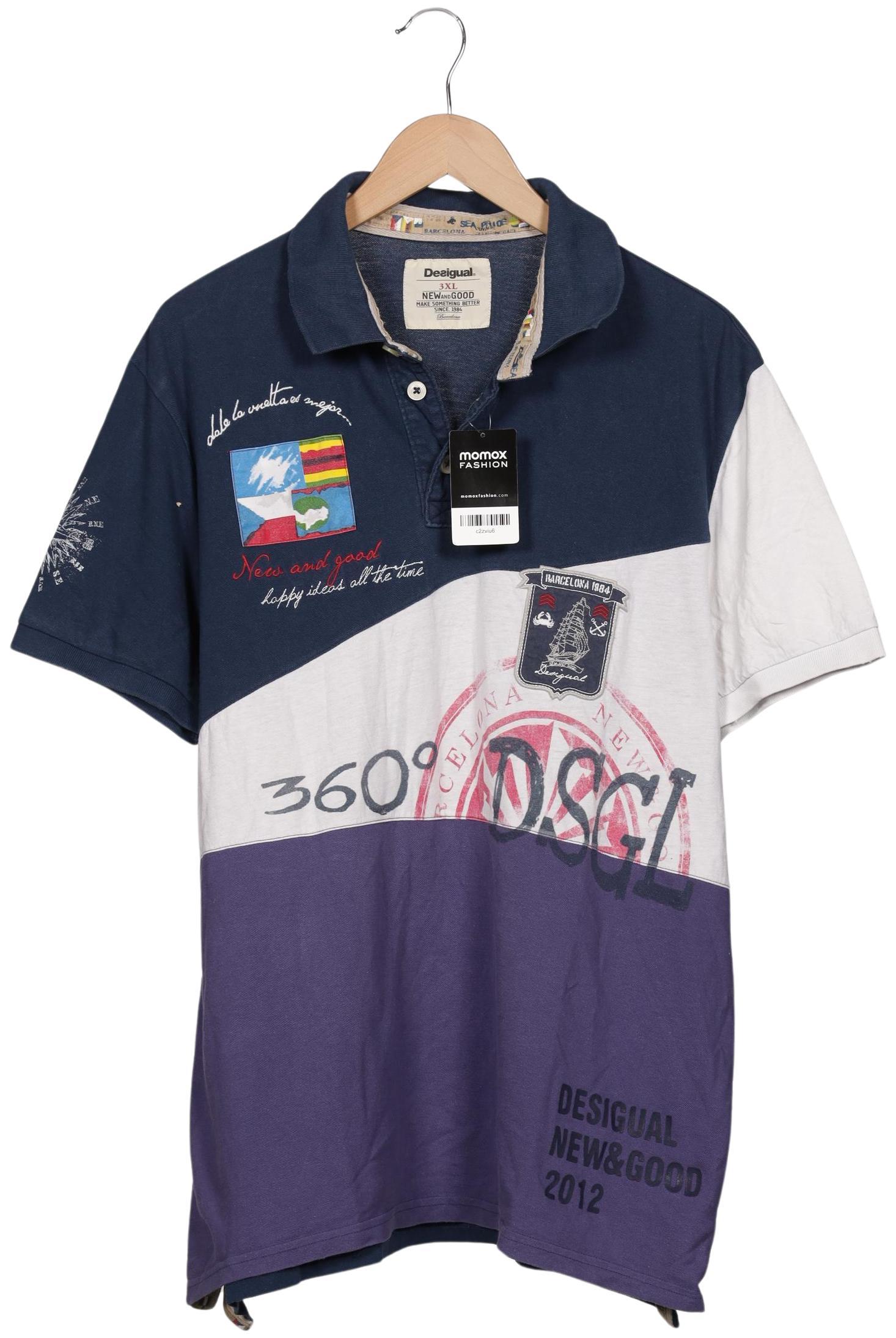

Desigual Herren Poloshirt, mehrfarbig, Gr. 58