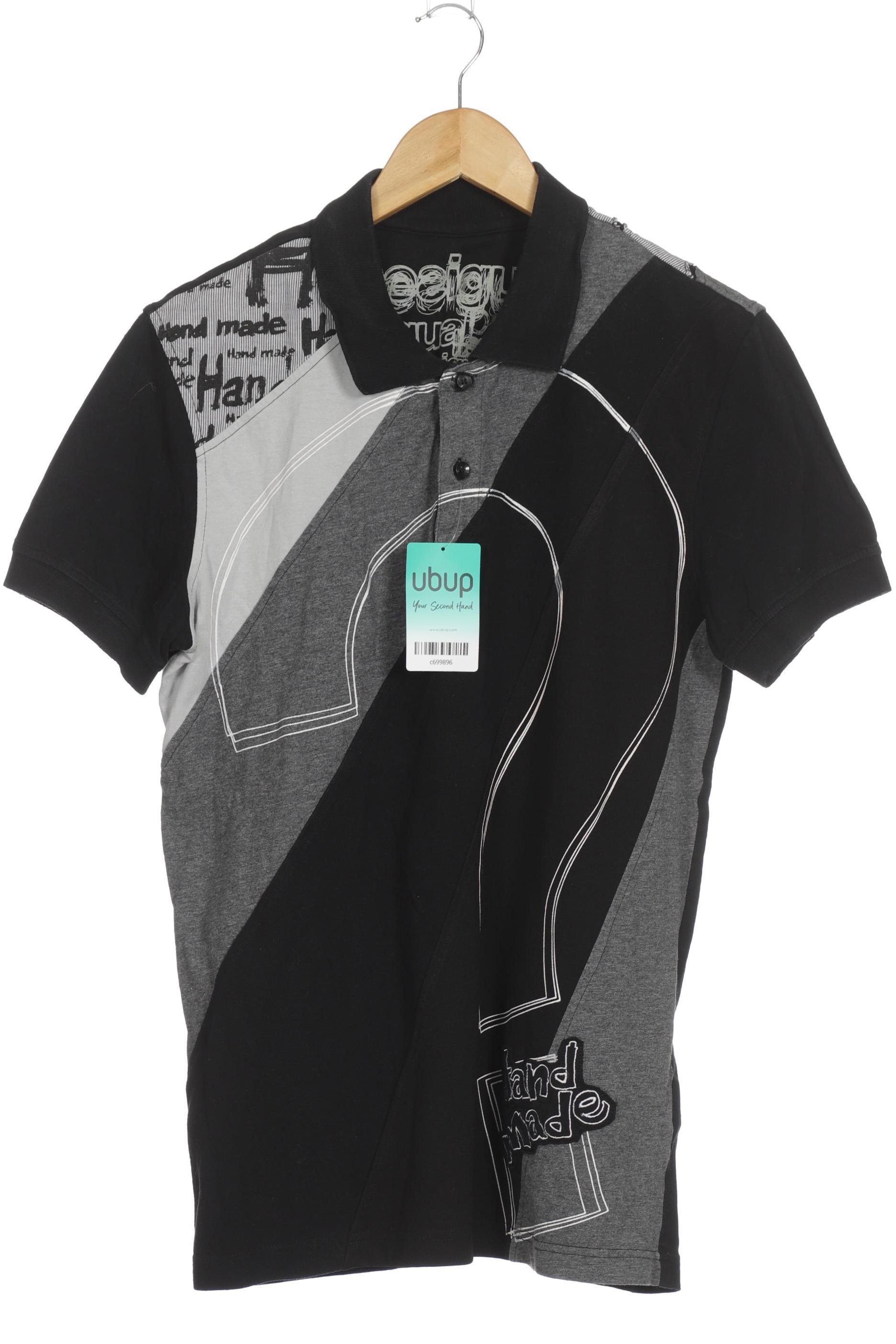 

Desigual Herren Poloshirt, schwarz, Gr.