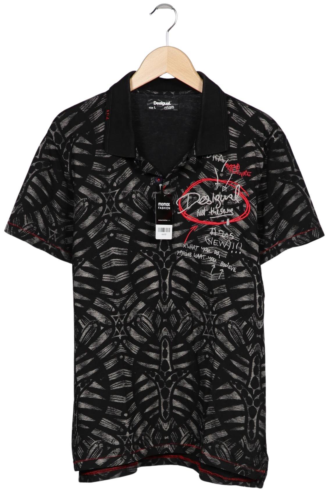 Thumbnail - Desigual Herren Poloshirt, schwarz, Gr. 52