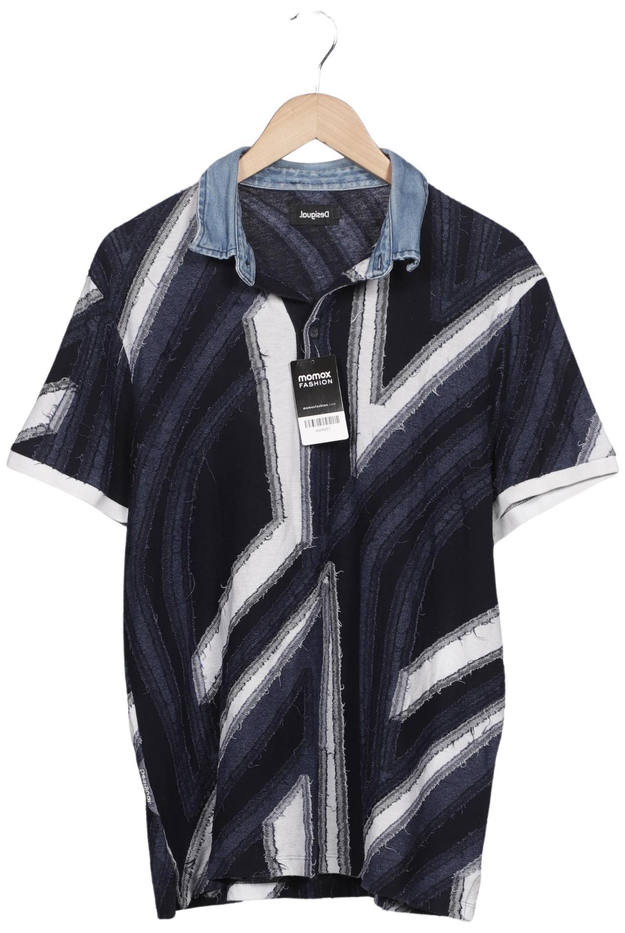 

Desigual Herren Poloshirt, marineblau, Gr. 54