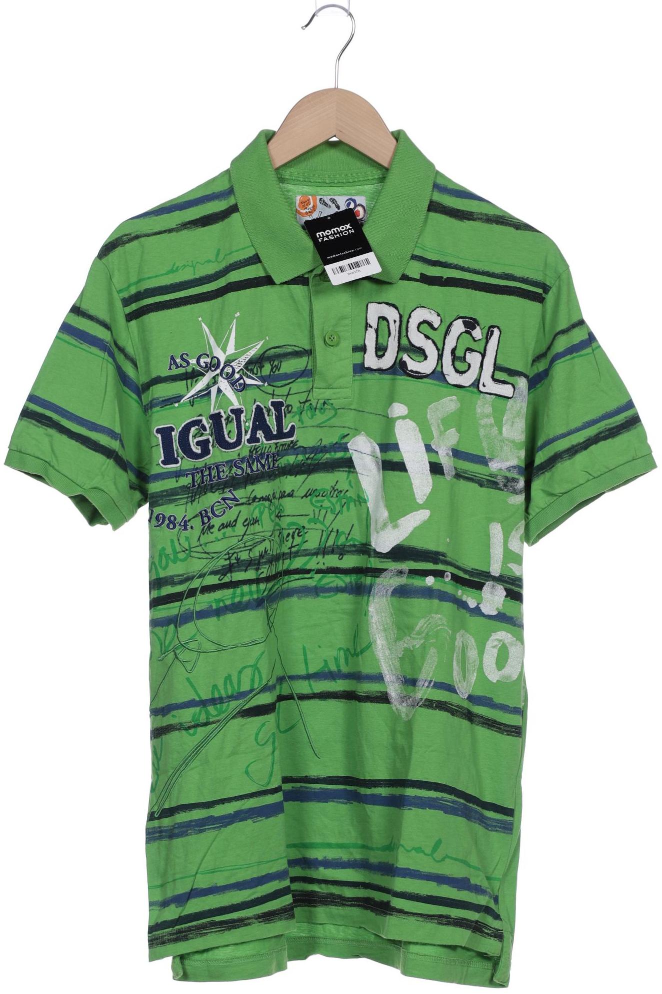 

Desigual Herren Poloshirt, grün, Gr. 54