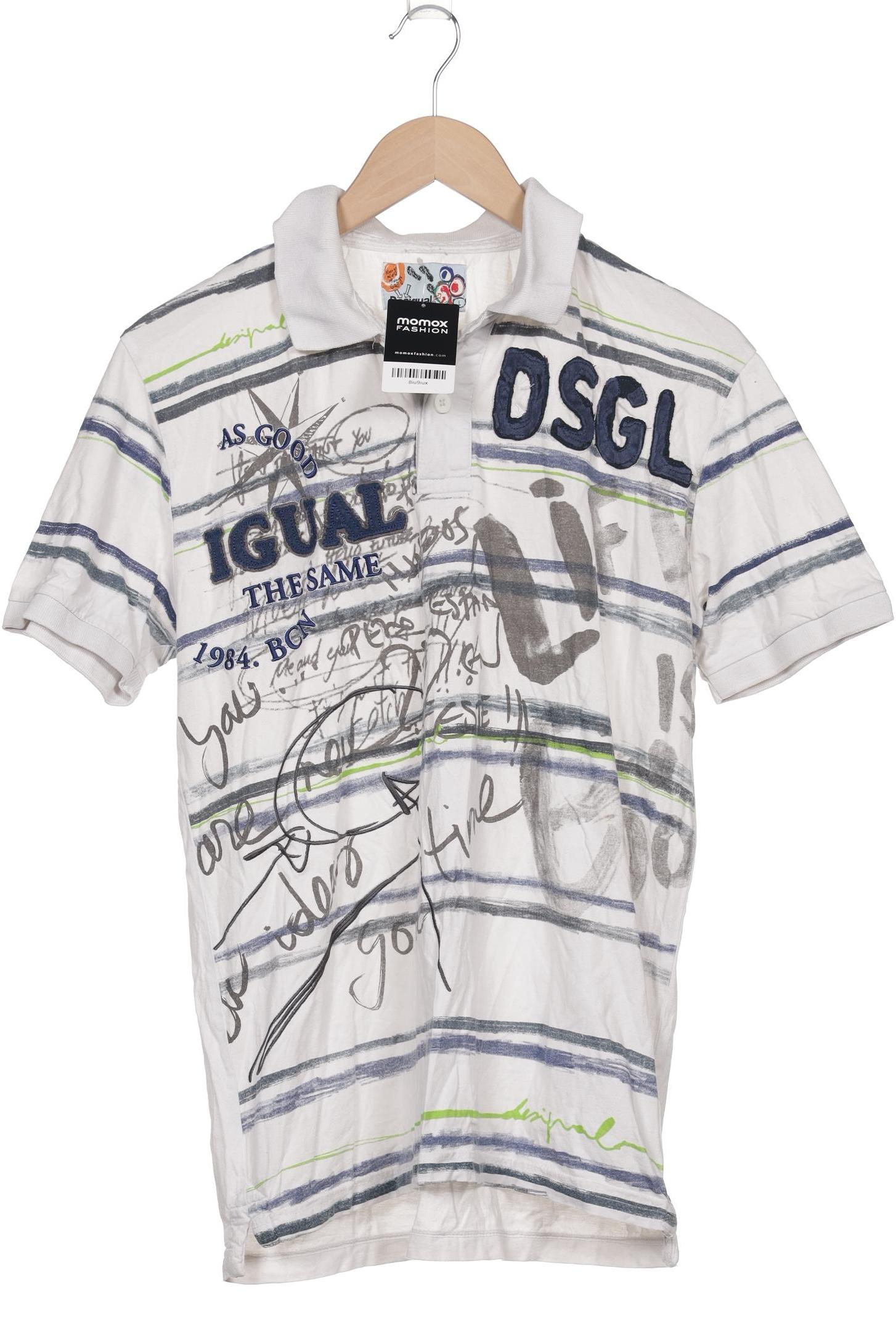 

Desigual Herren Poloshirt, cremeweiß, Gr. 52