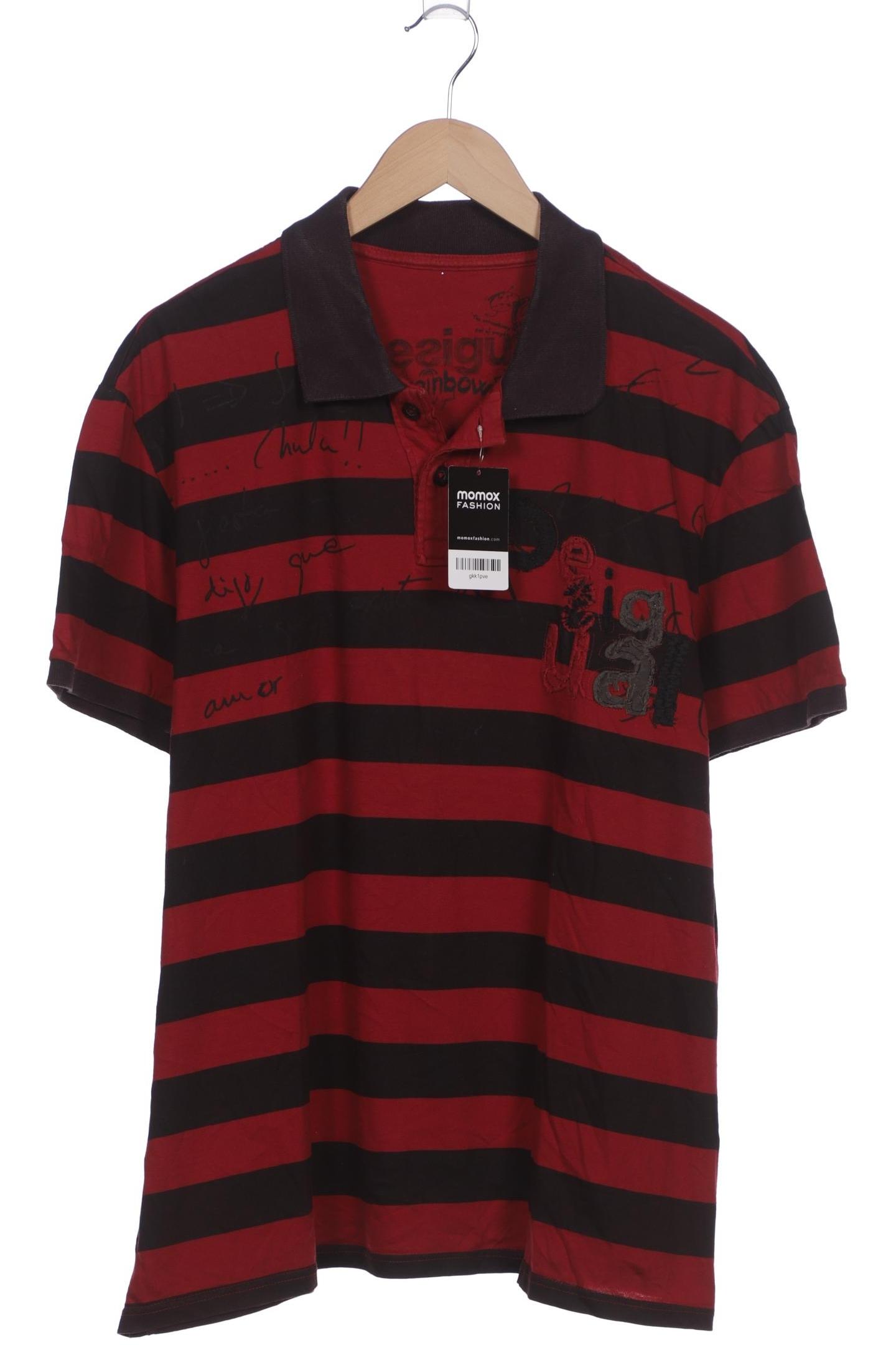 

Desigual Herren Poloshirt, rot, Gr. 58