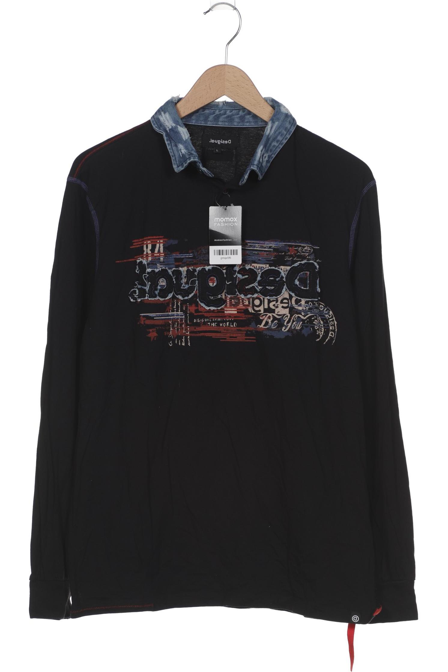 

Desigual Herren Poloshirt, schwarz, Gr. 52