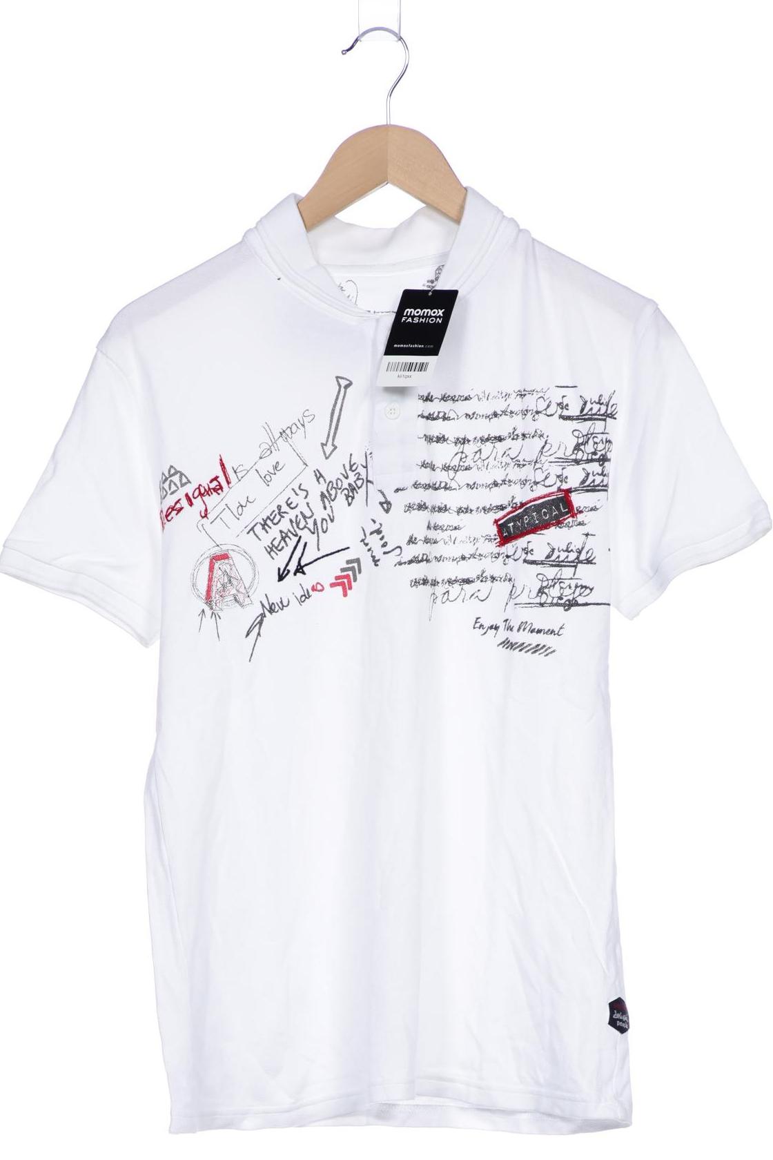 

Desigual Herren Poloshirt, weiß, Gr. 48